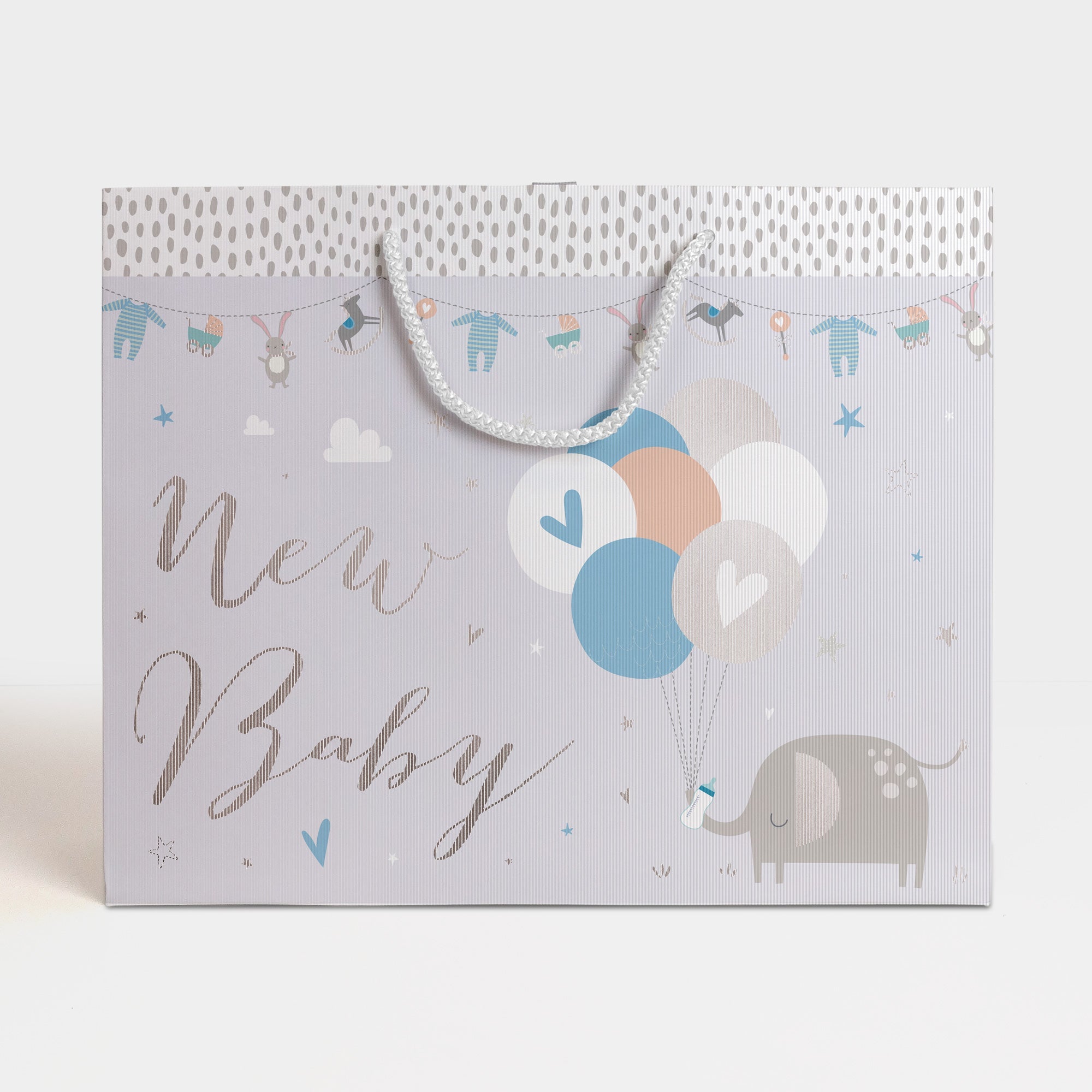 Luxury Foiled New Baby Gift Bag