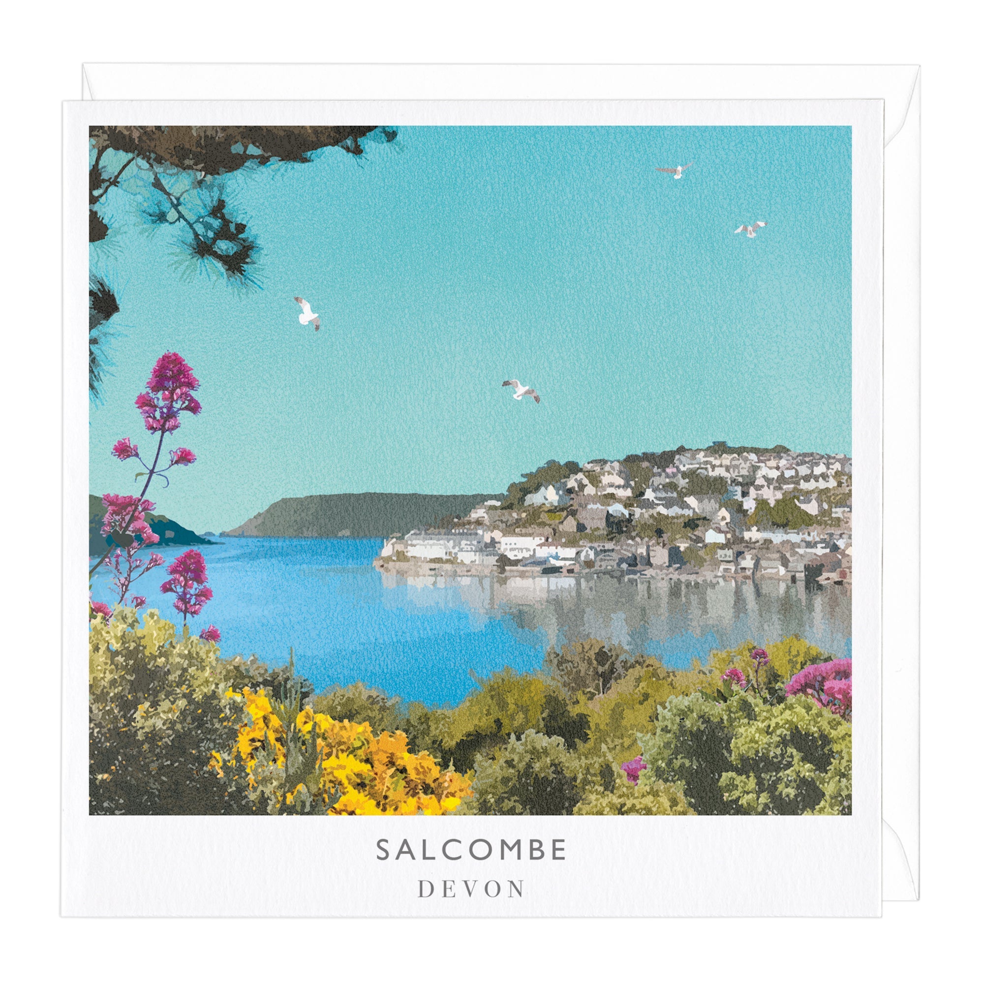 Salcombe Travel Art Card