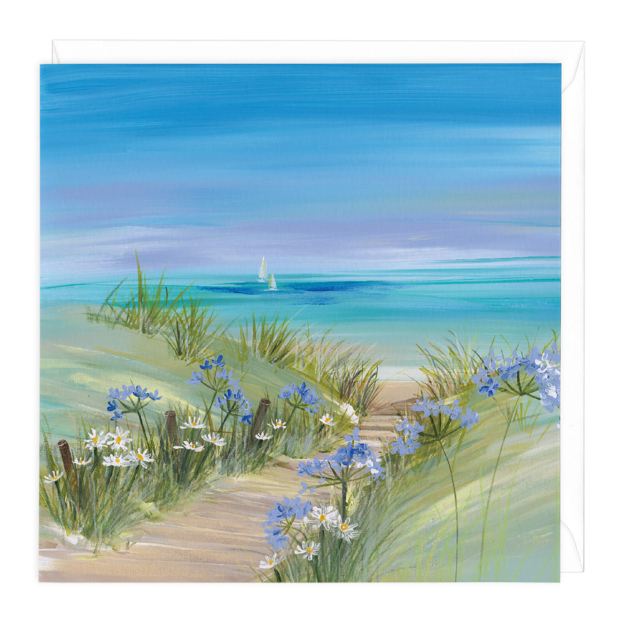 Path To The Beach Art Card