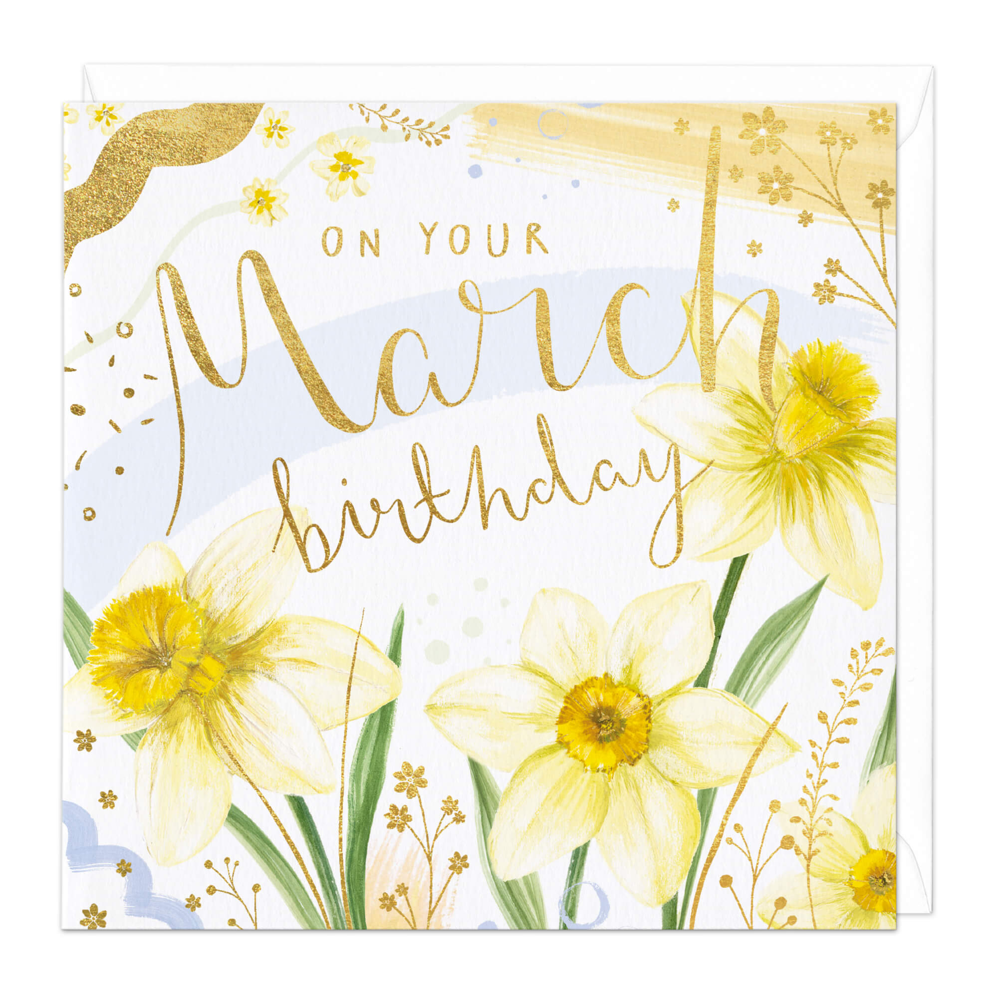 On Your March Birthday Card