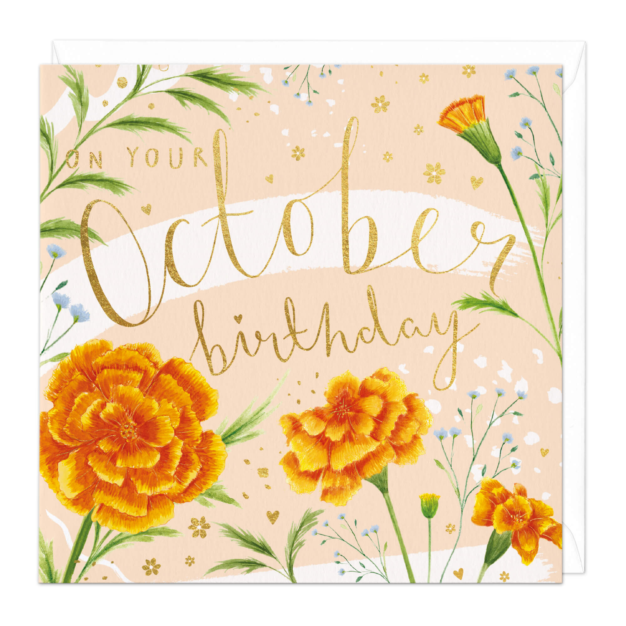 On Your October Birthday Card