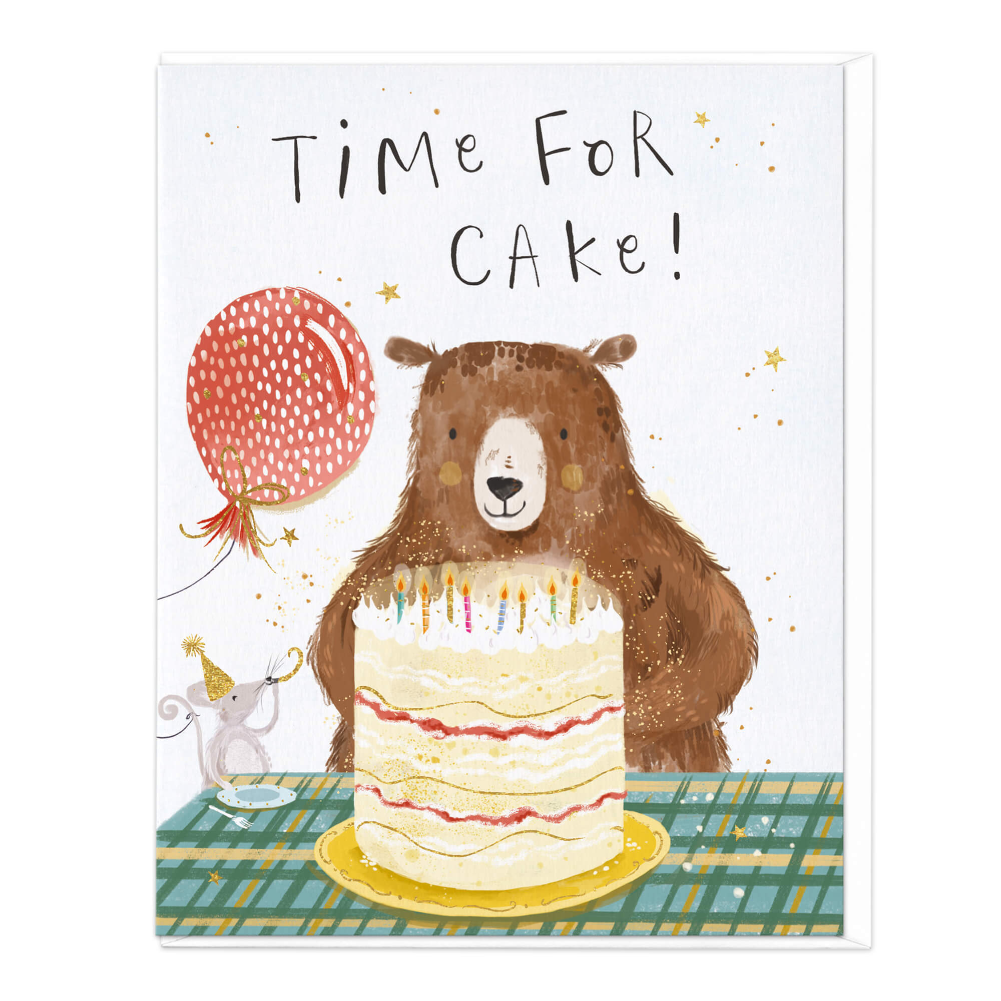 Time For Cake Birthday Card