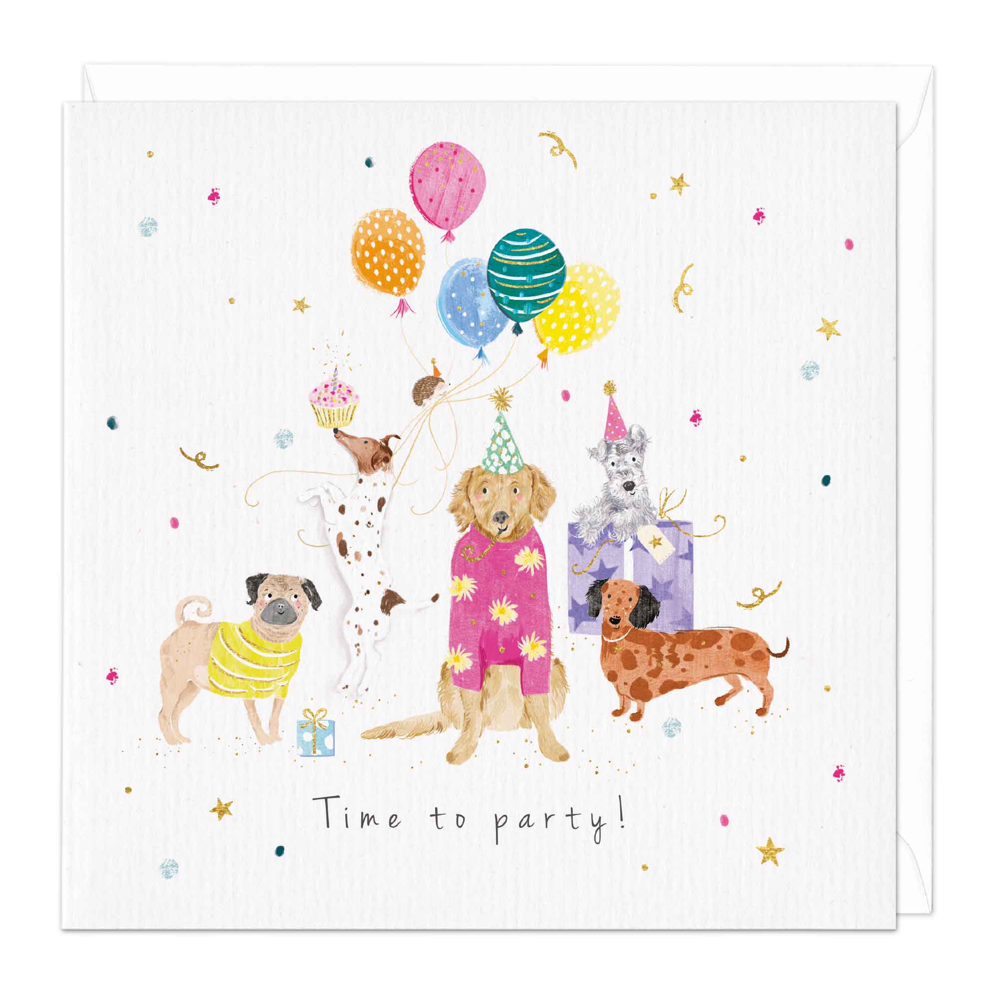 Time To Party Birthday Card