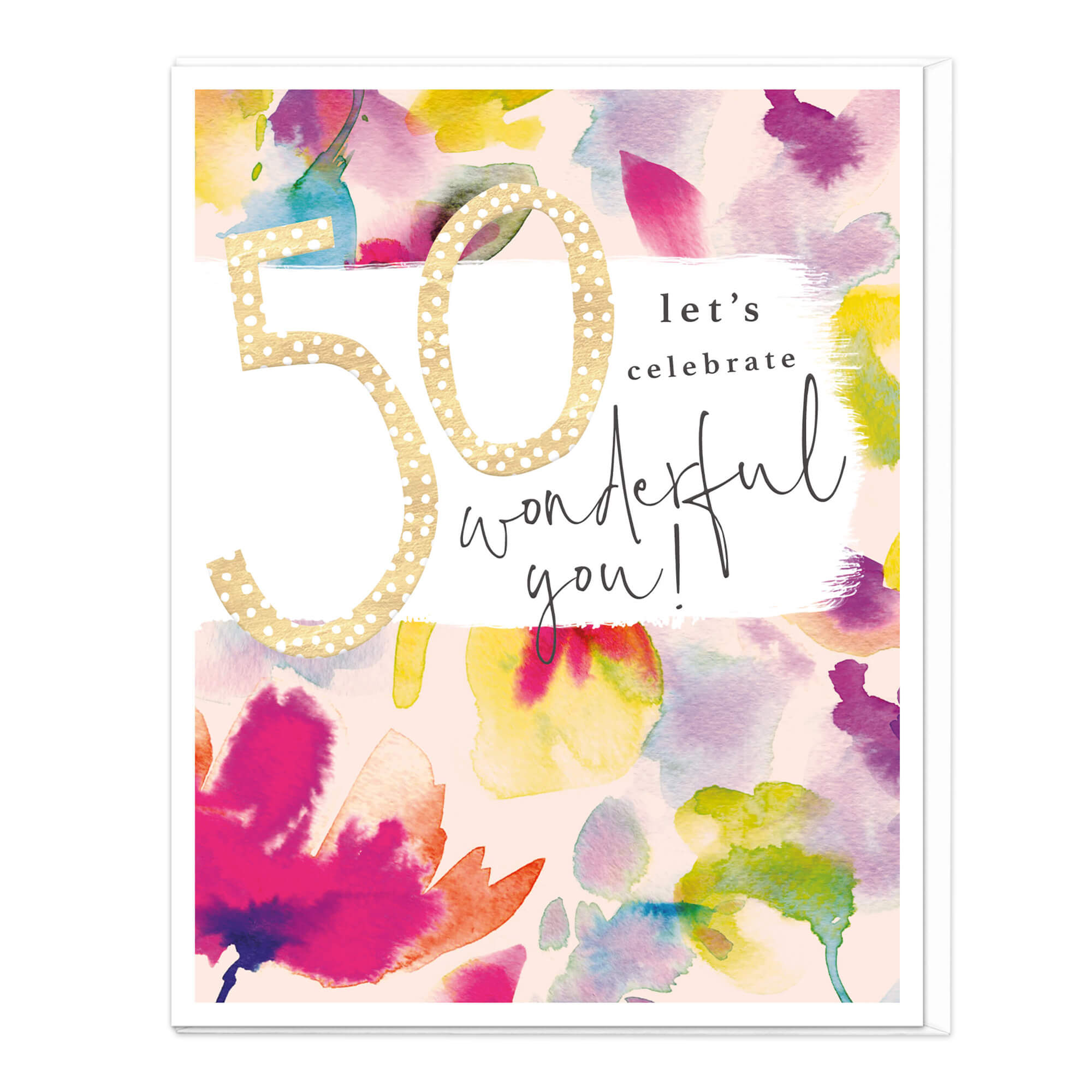 50 Lets Celebrate Birthday Card