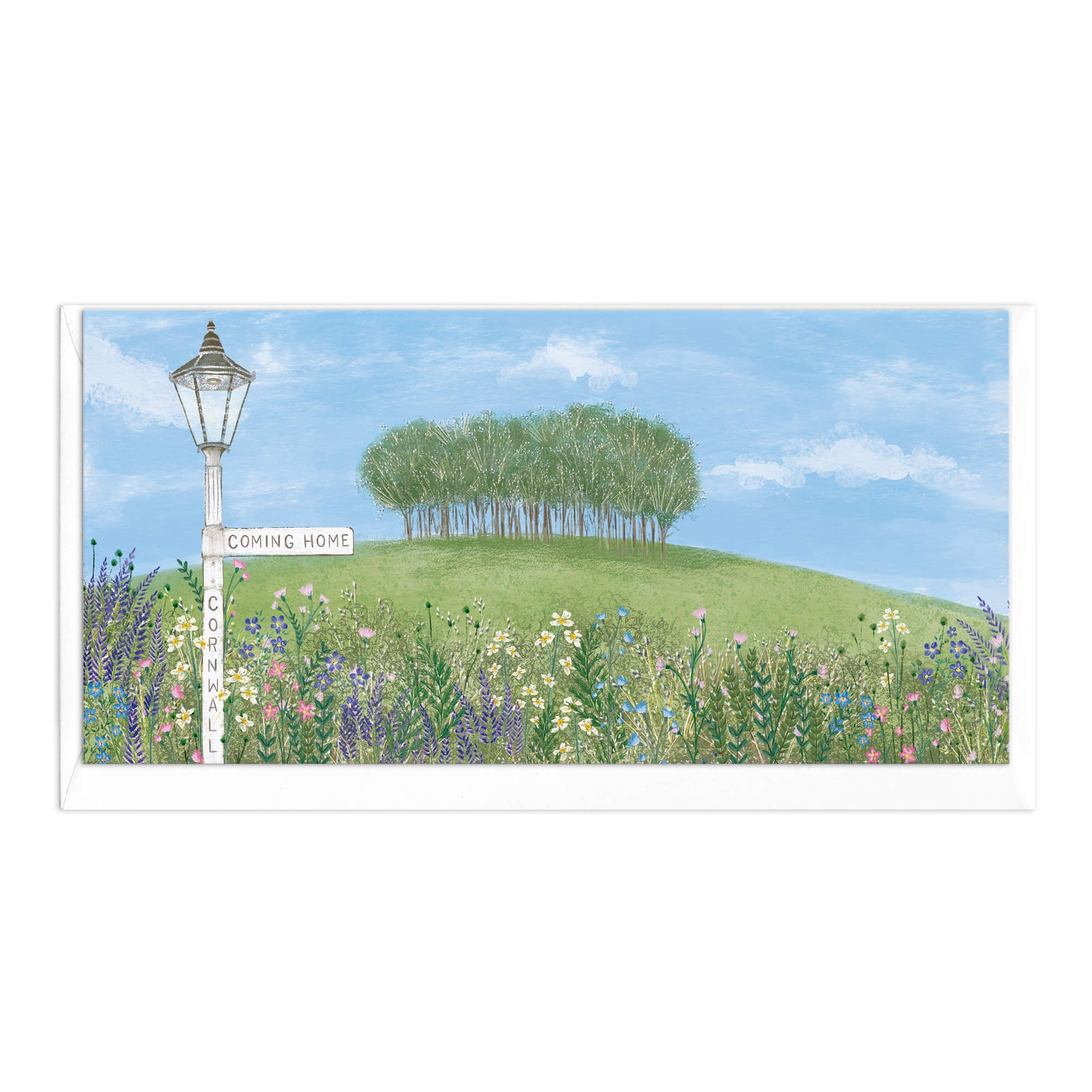 Coming Home Sign Post Slim Art Card