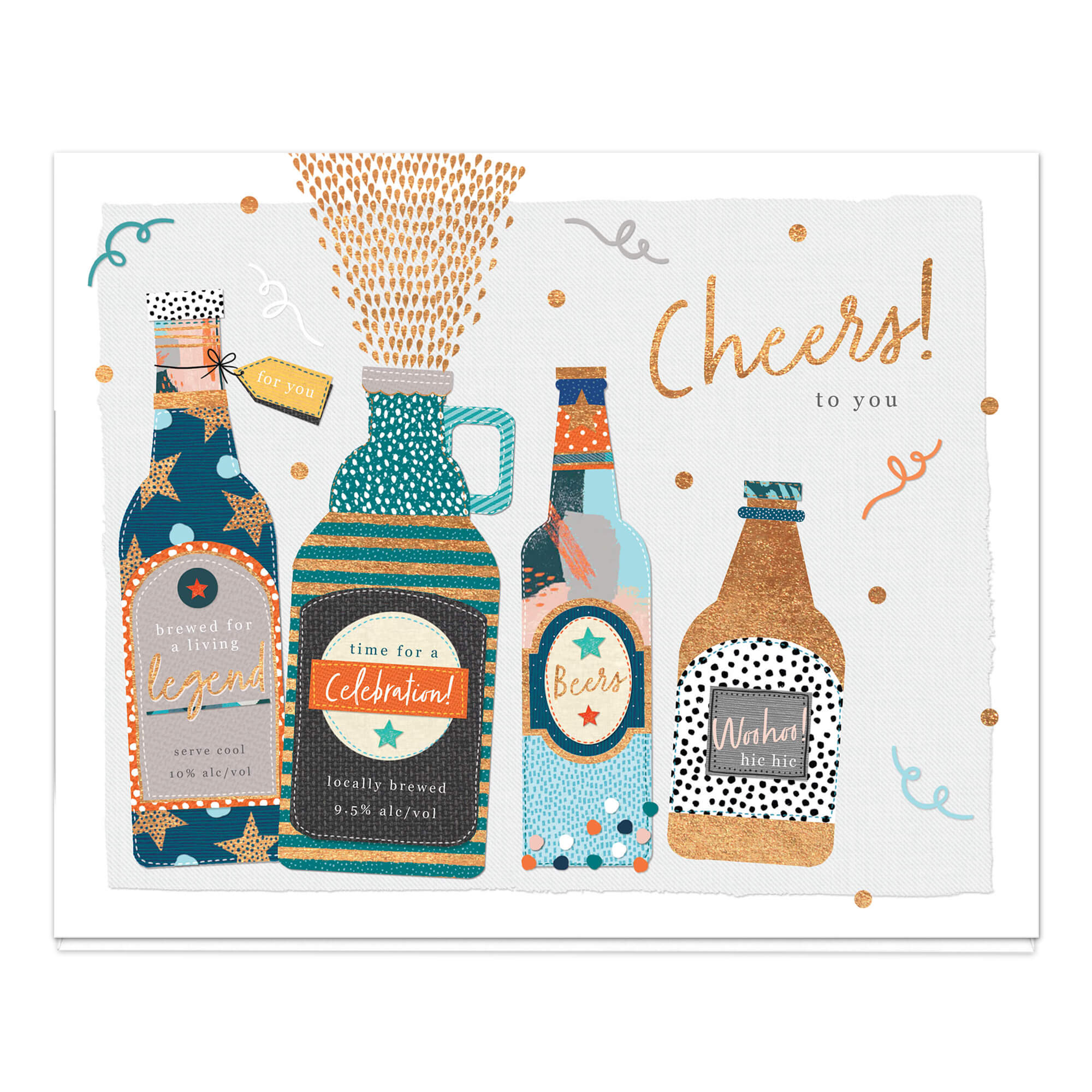 Cheers To You Beer Birthday Card