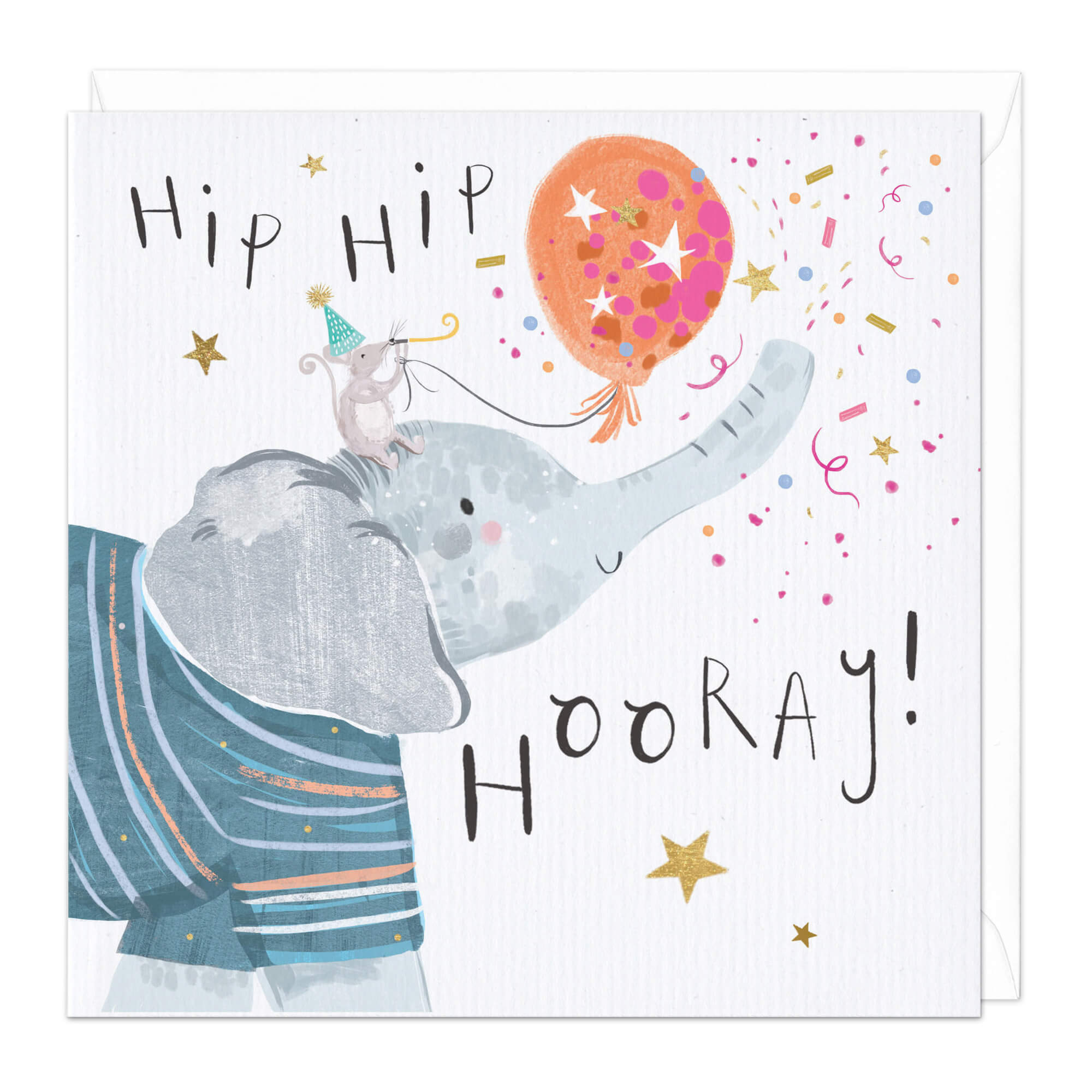 Hip Hip Hooray Birthday Card