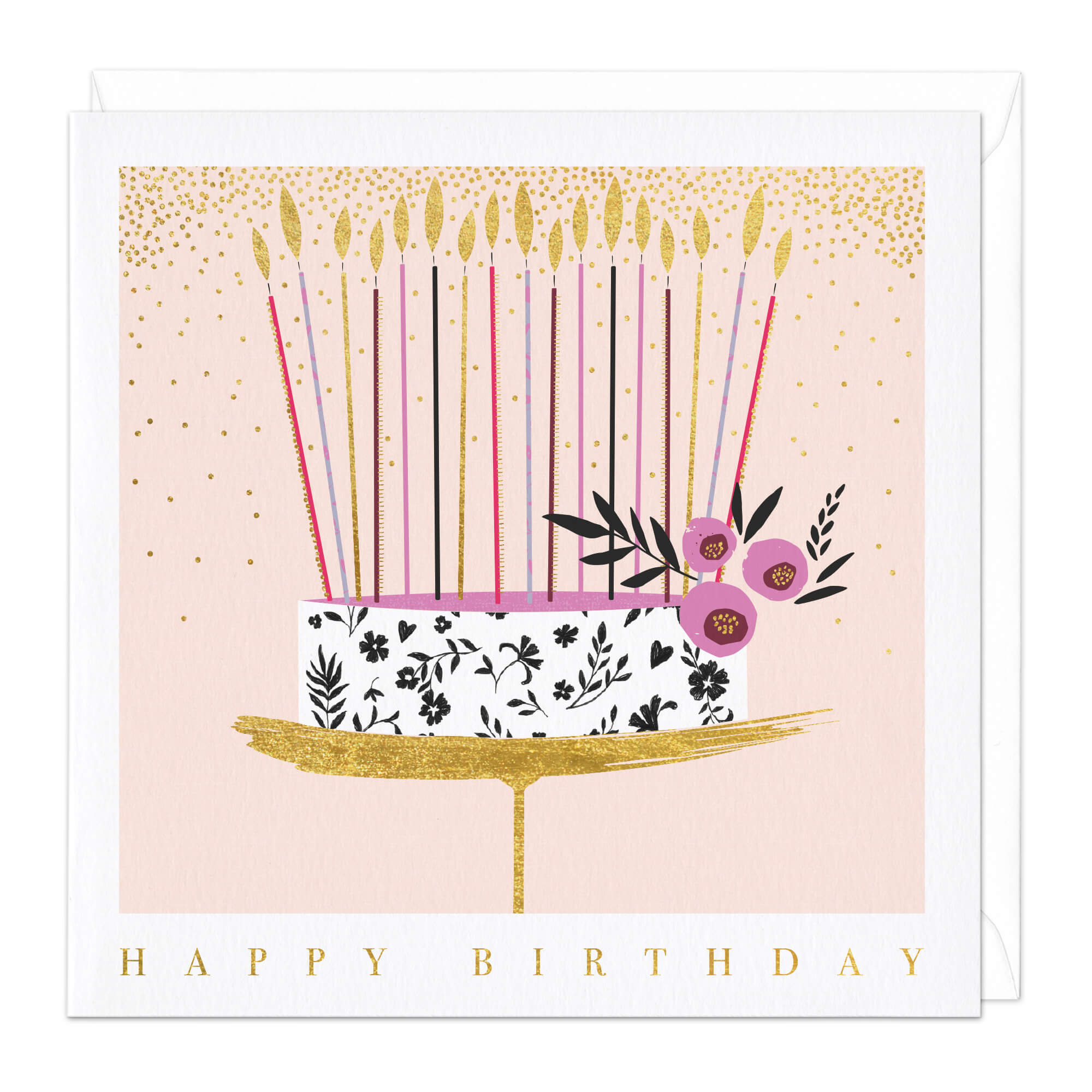 Beautiful Berry Cake Birthday Card