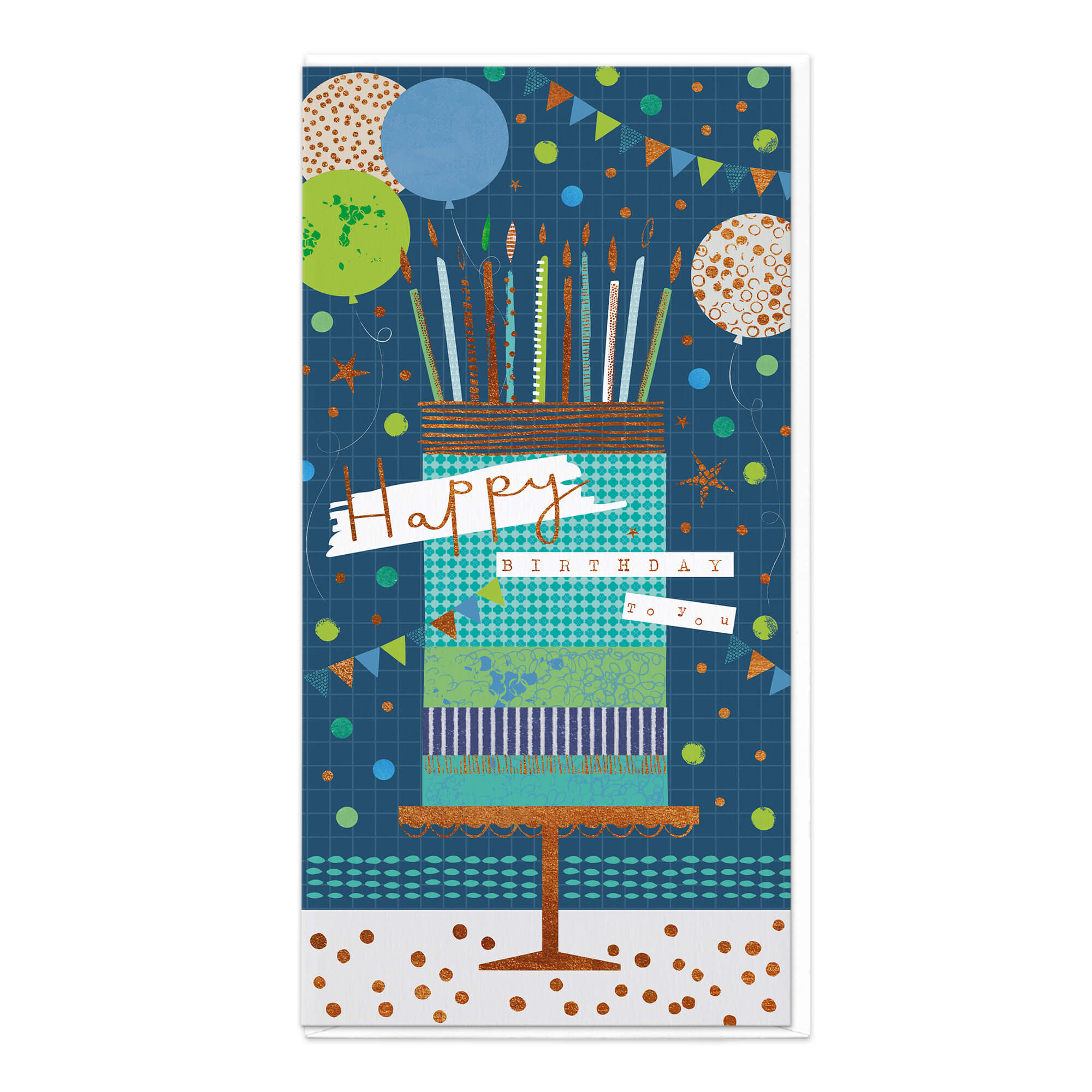 Tall Cake Birthday Card