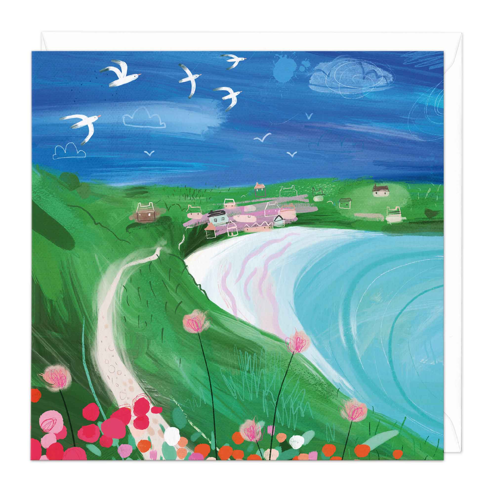 View To Carbis Bay Art Card