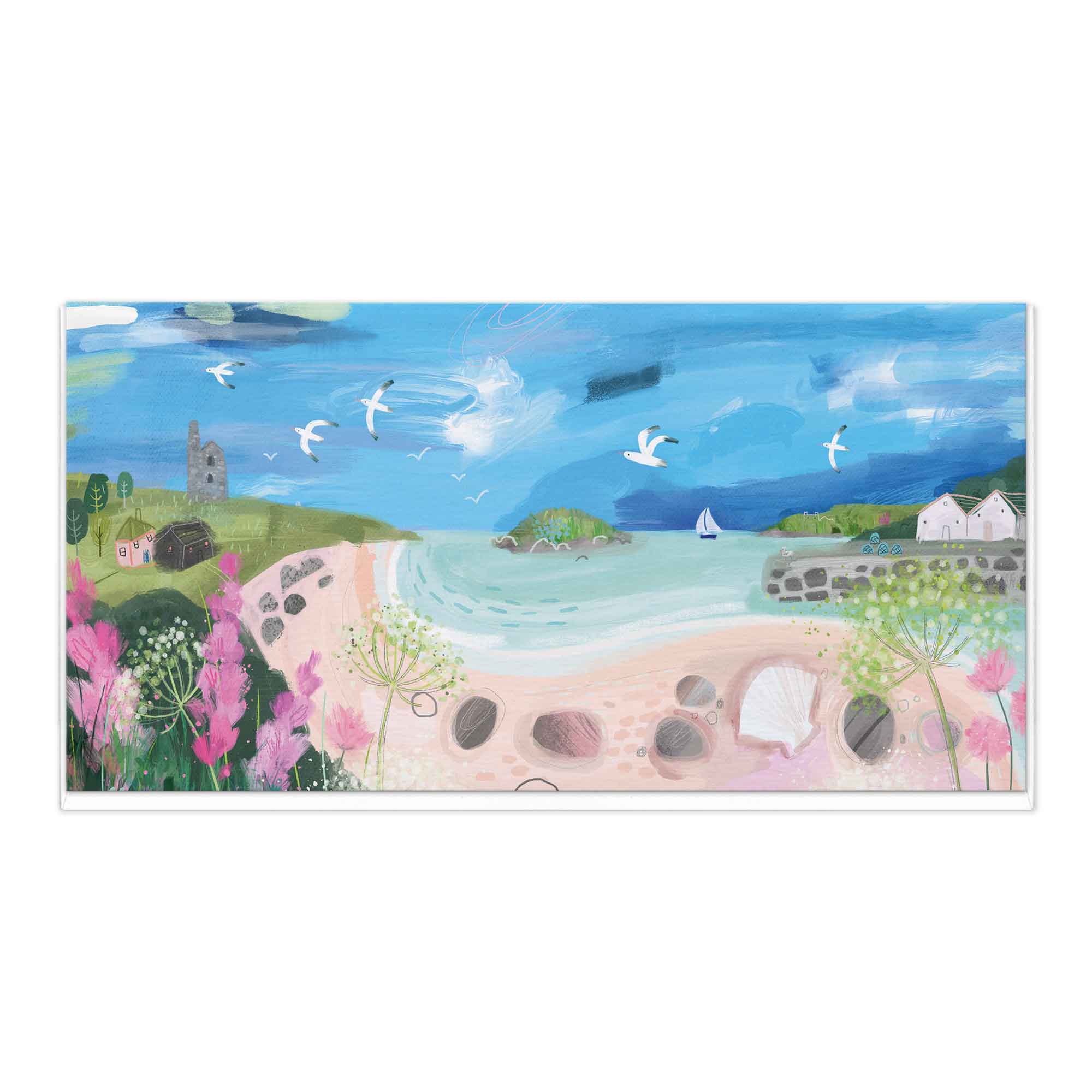 Cornish Scene Harbour 3 Art Card
