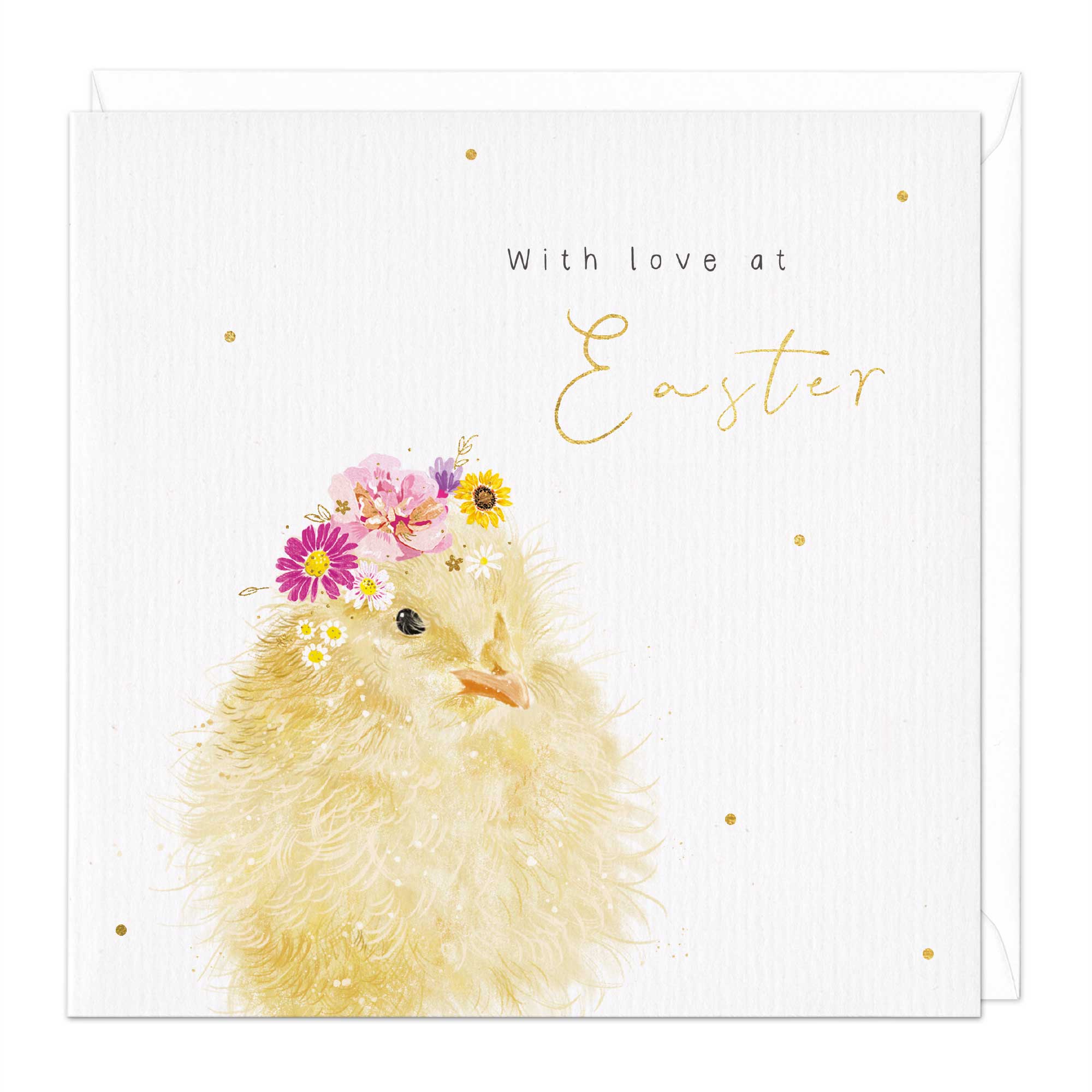 With Love At Easter Chick Card