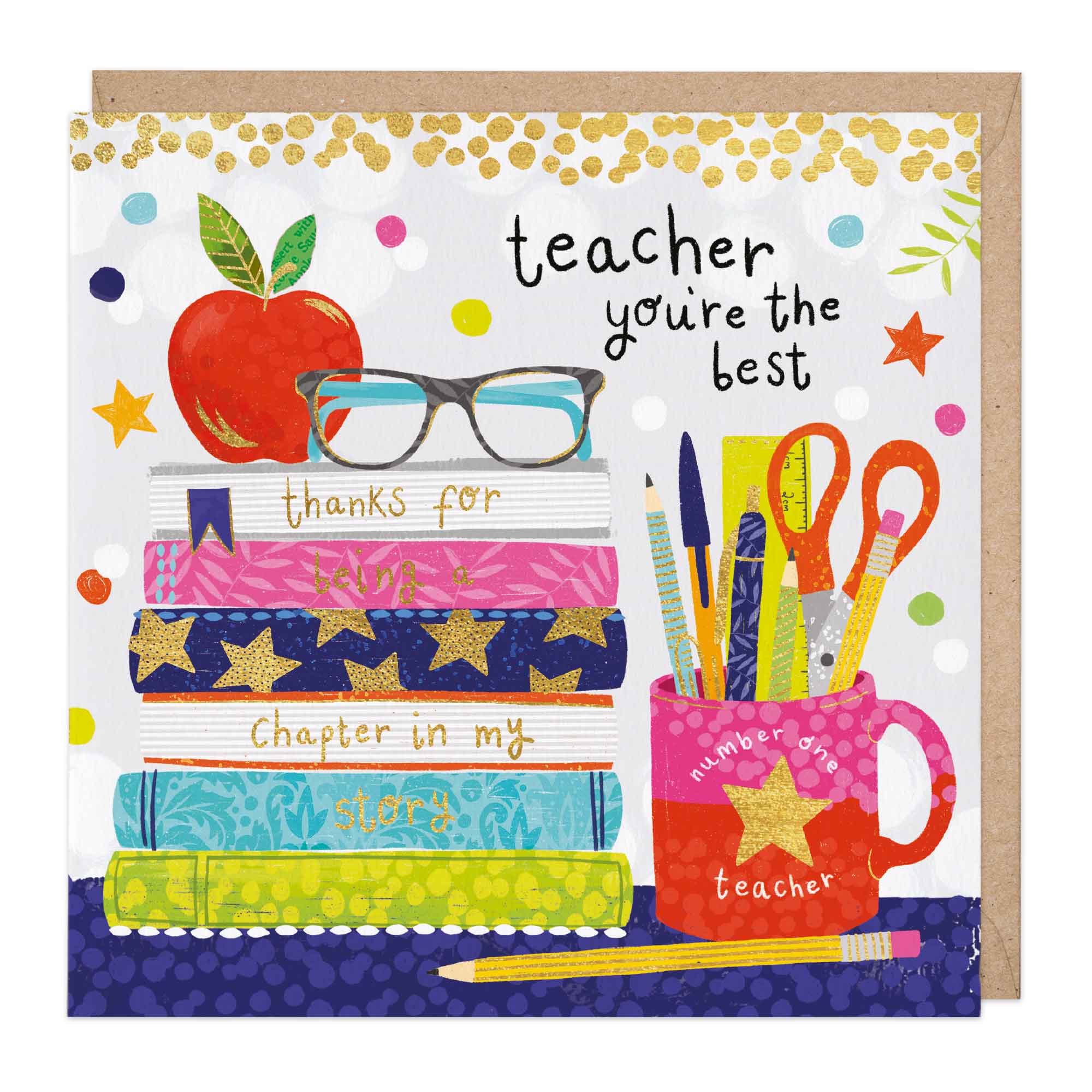 Teacher You’re The Best Card