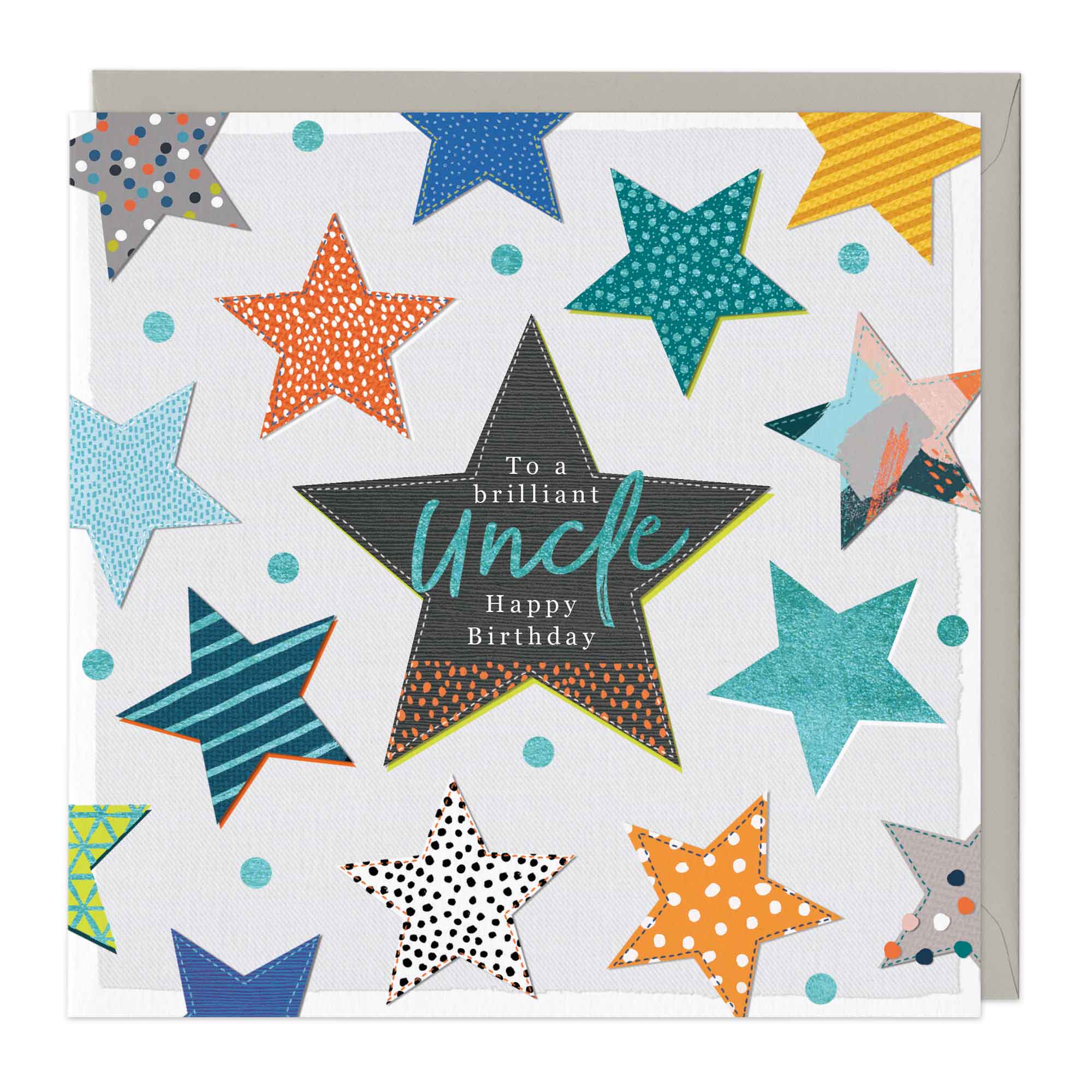 Brilliant Uncle Birthday Star Card