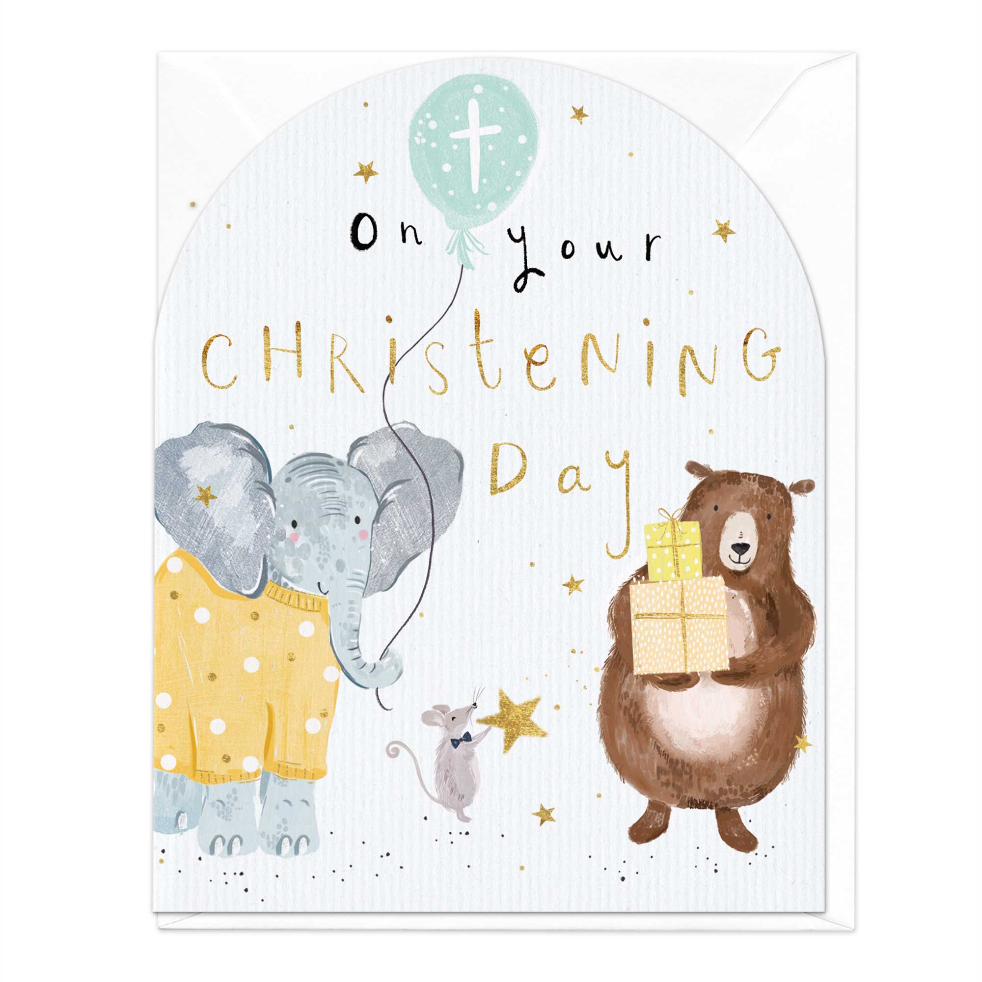 Clementine Christening Card