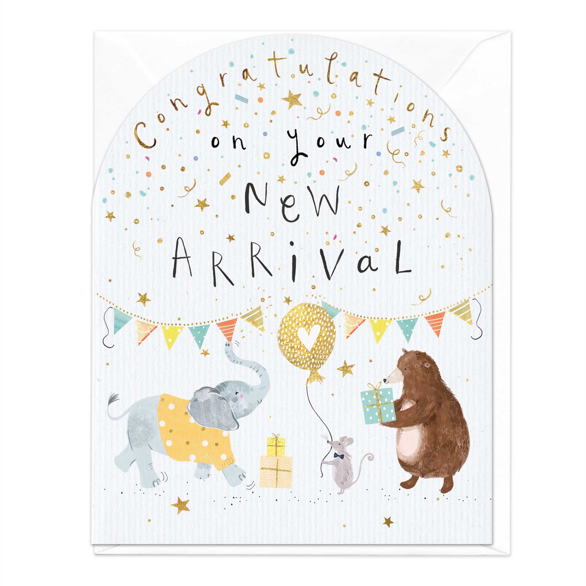 Clementine New Arrival Baby Card