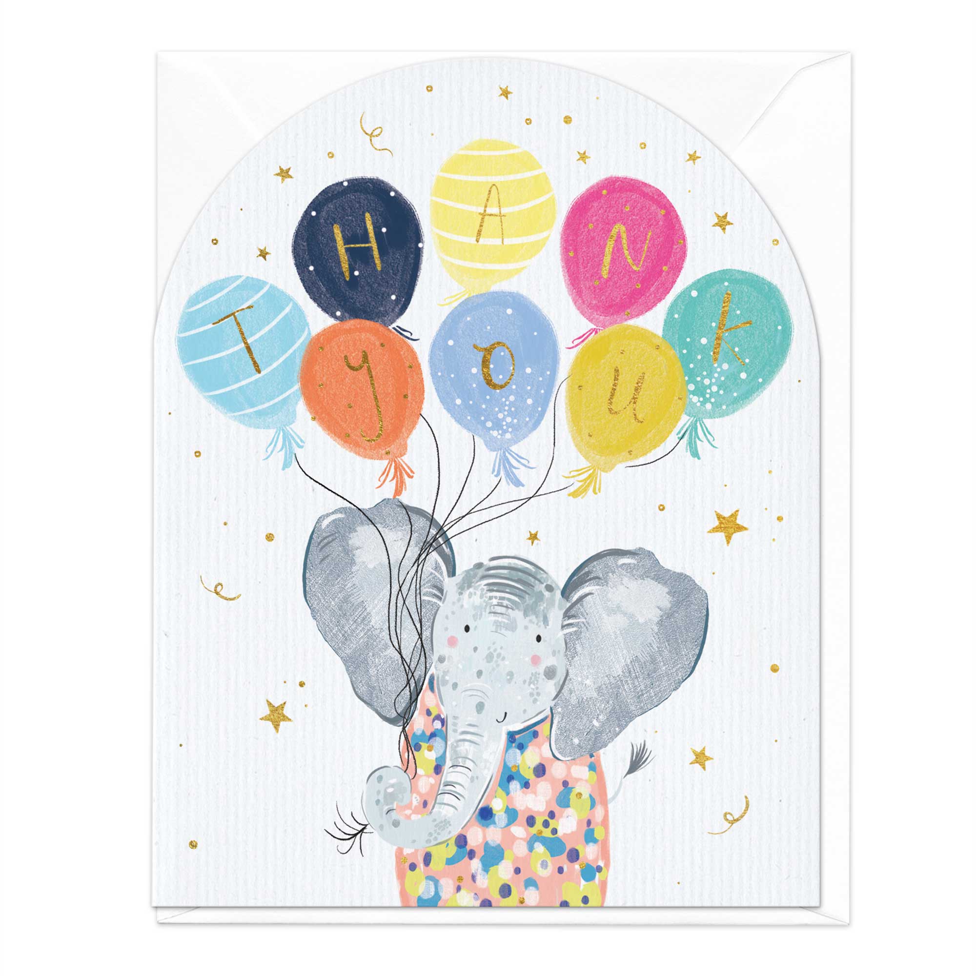 Elephant Thank You Arch Card