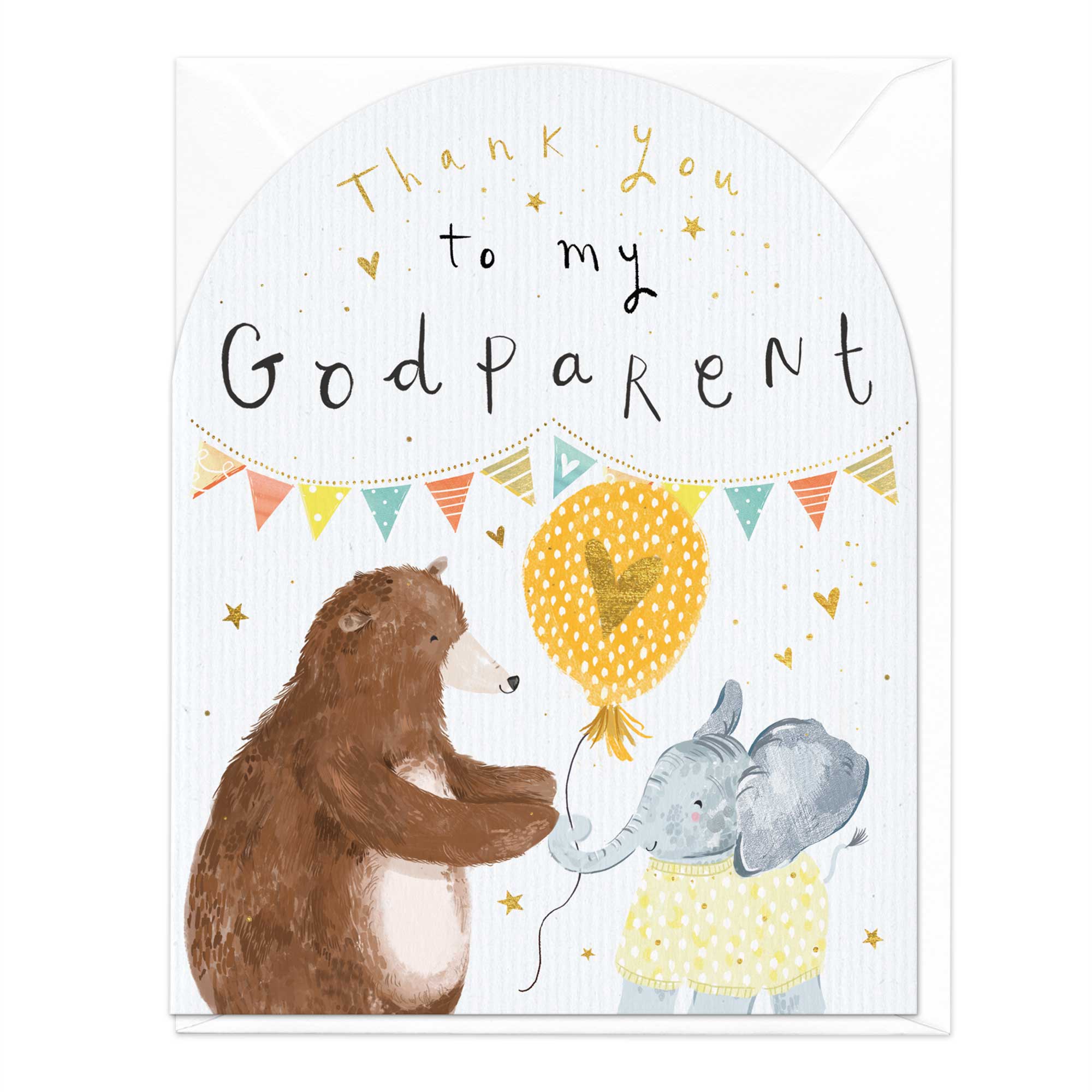 Godparent Thank You Arch Card