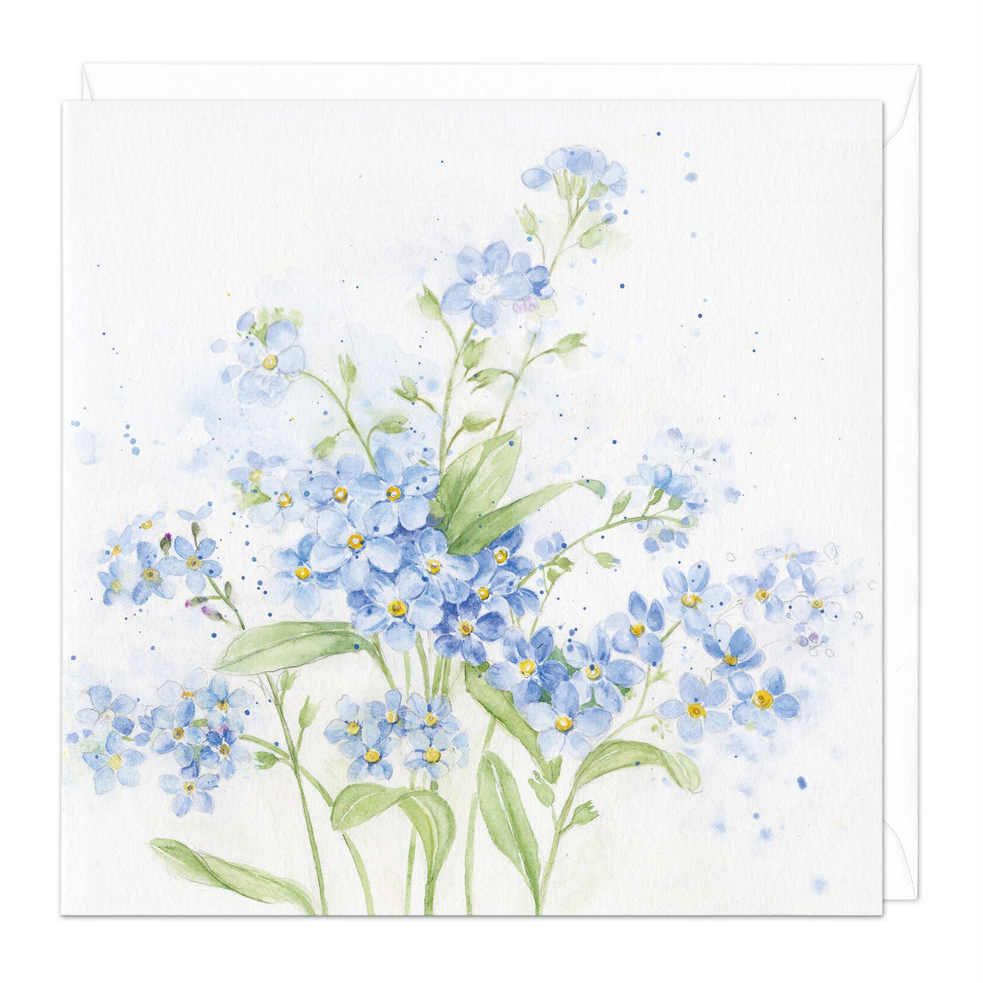 Forget Me Not Art Card