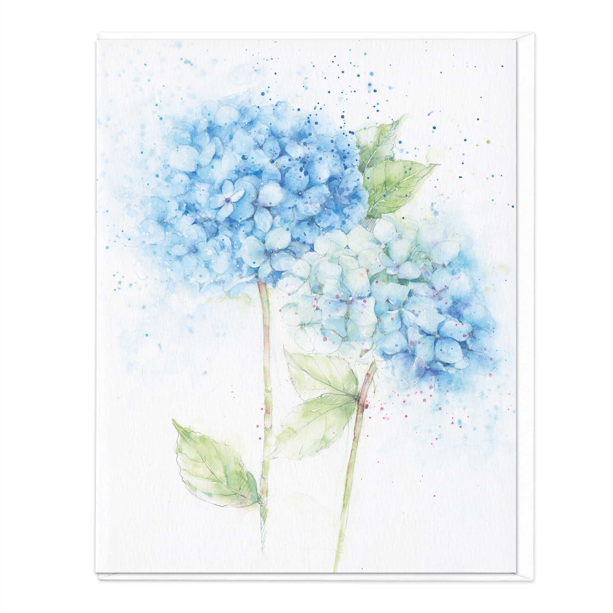 Hydrangea Art Card