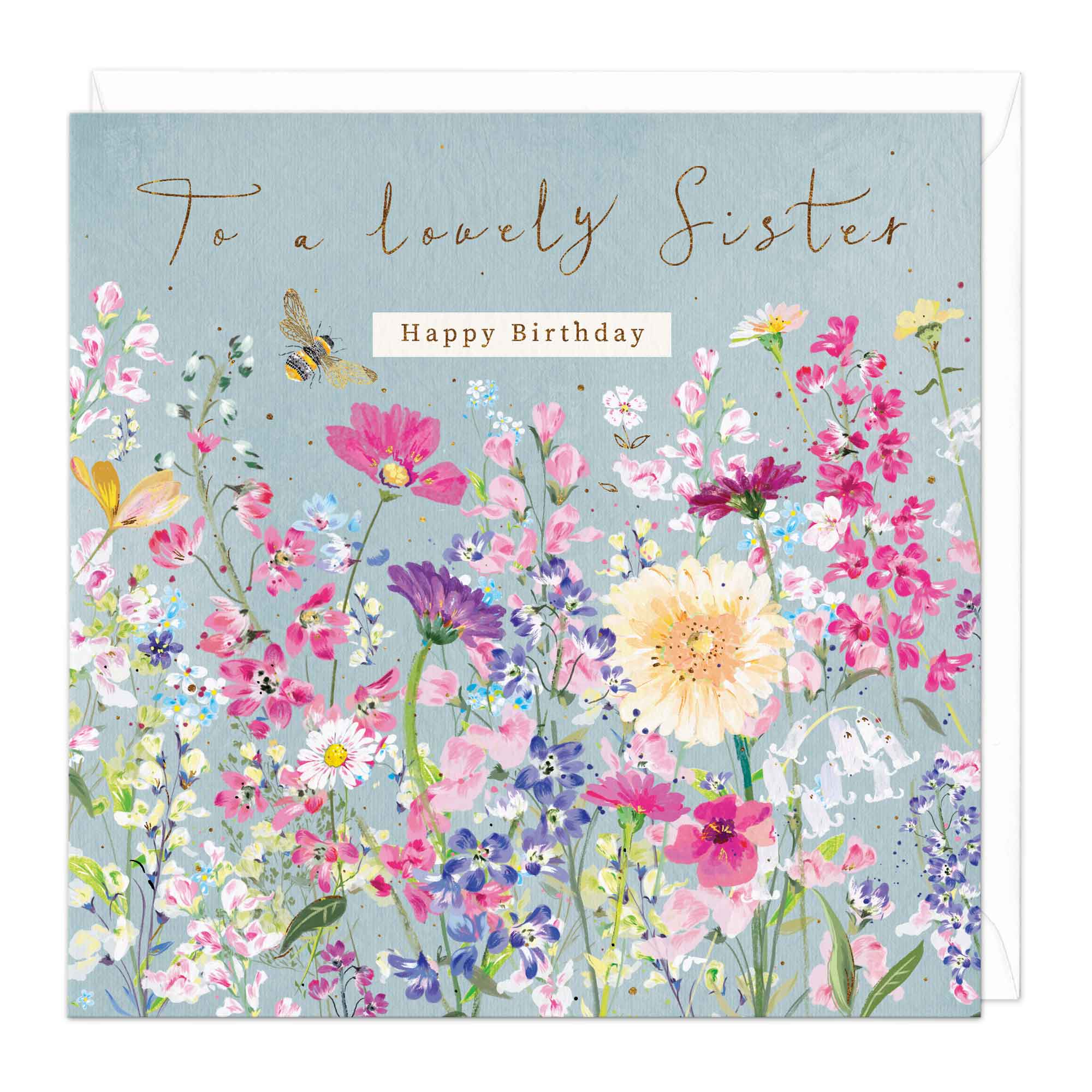To A Lovely Sister Birthday Card