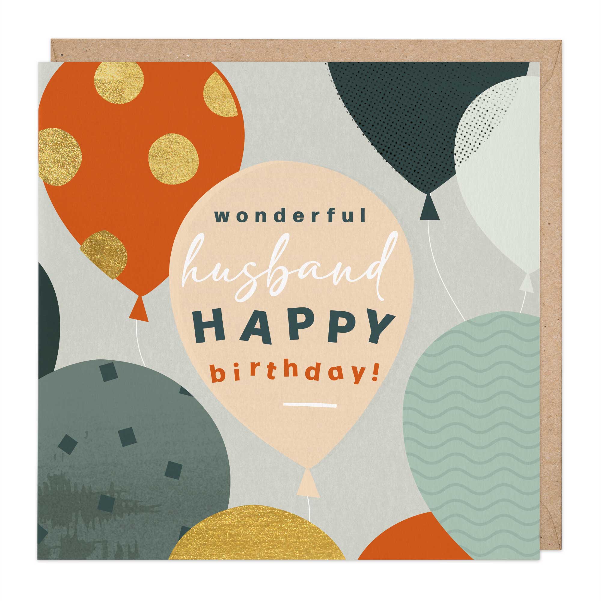 Wonderful Husband Birthday Card