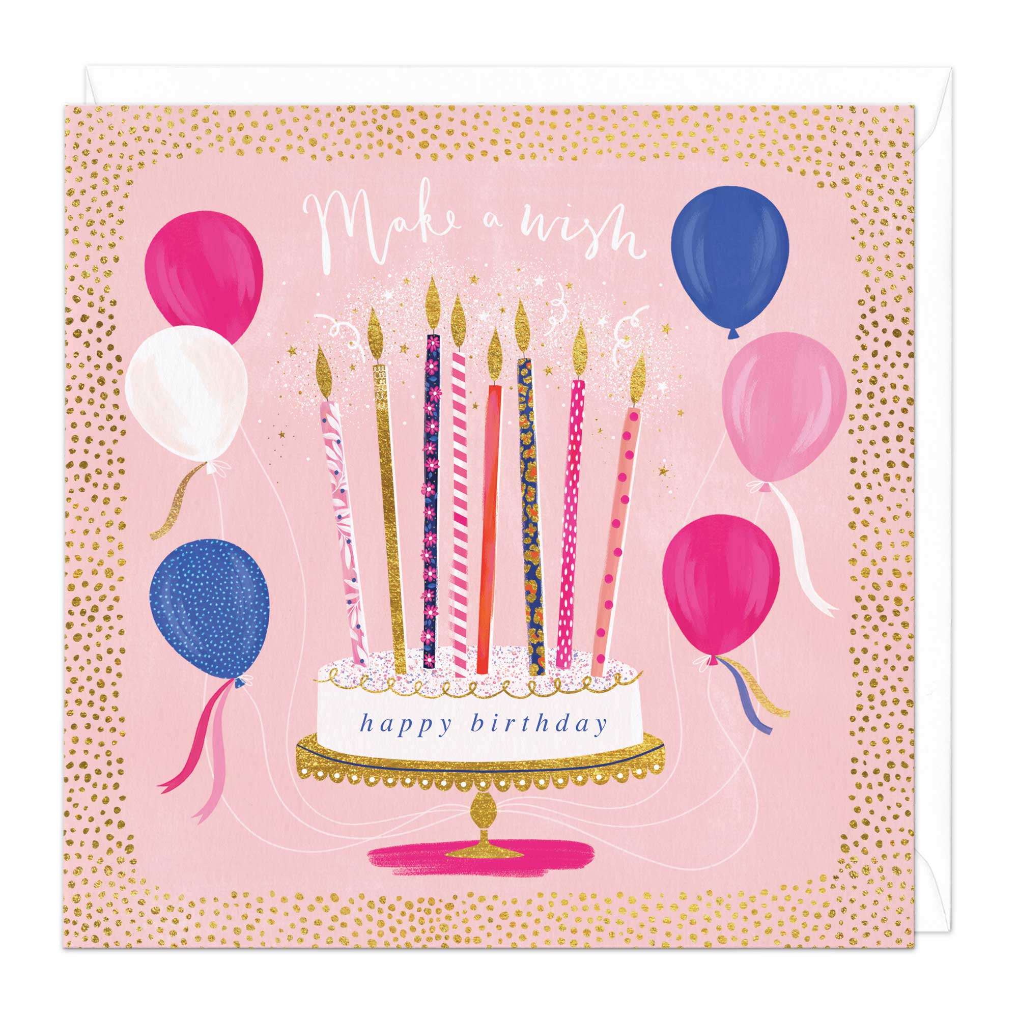 Wish Cake Birthday Card