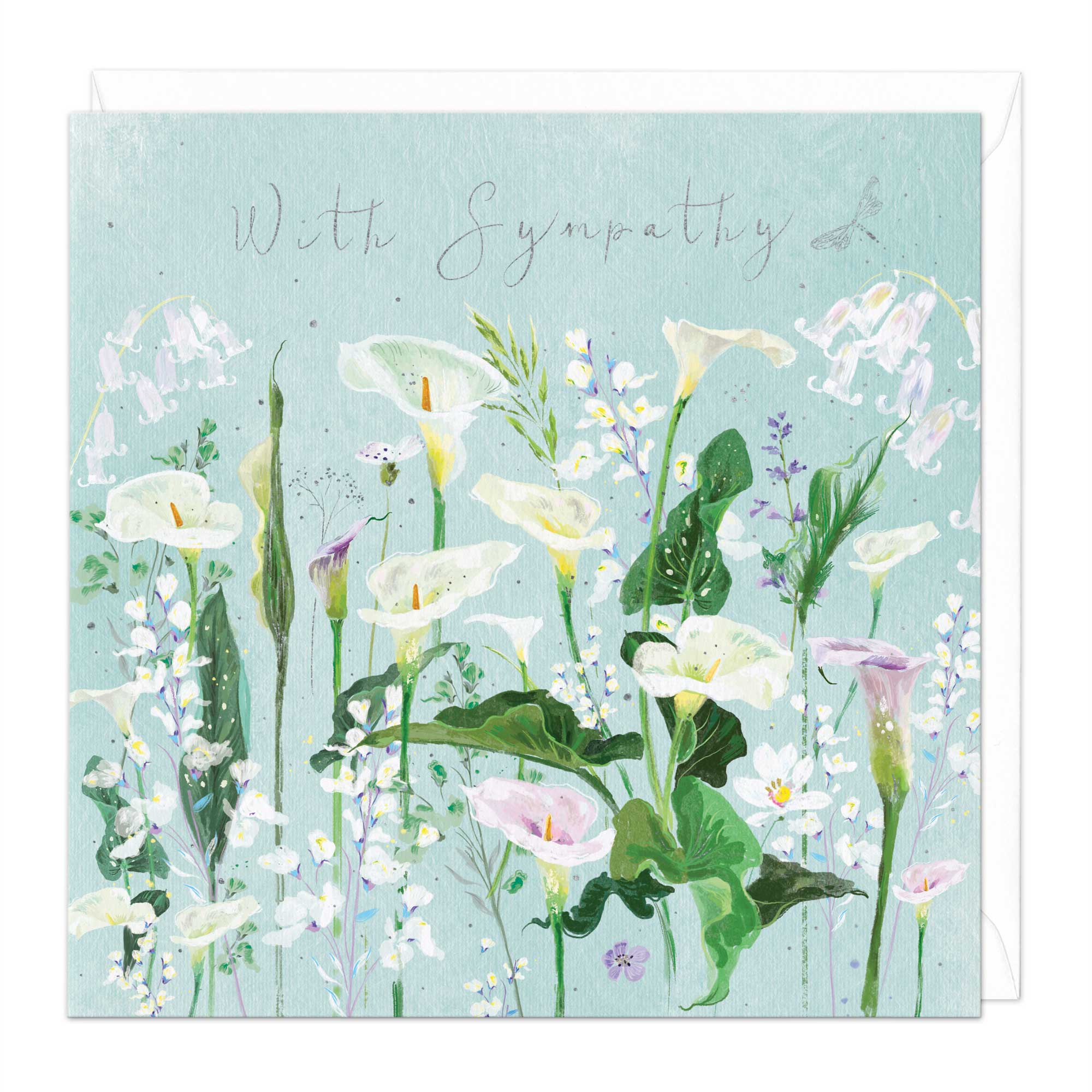 Calla Lily Sympathy Card