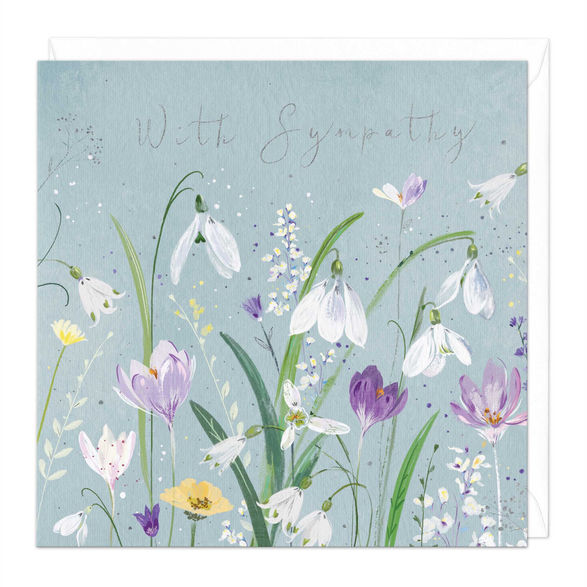 White Bells Sympathy Card