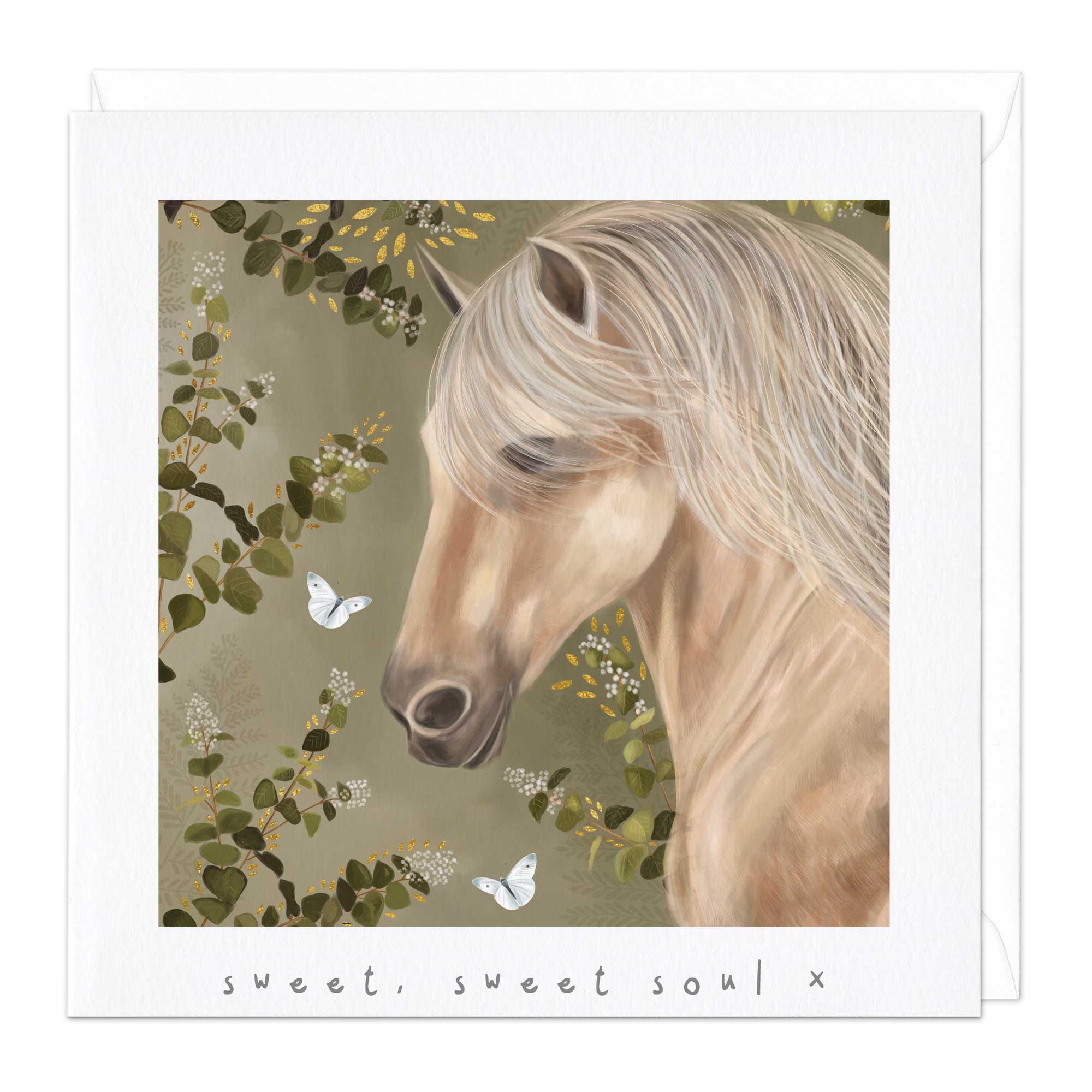 Sweet Soul Horse Birthday Card