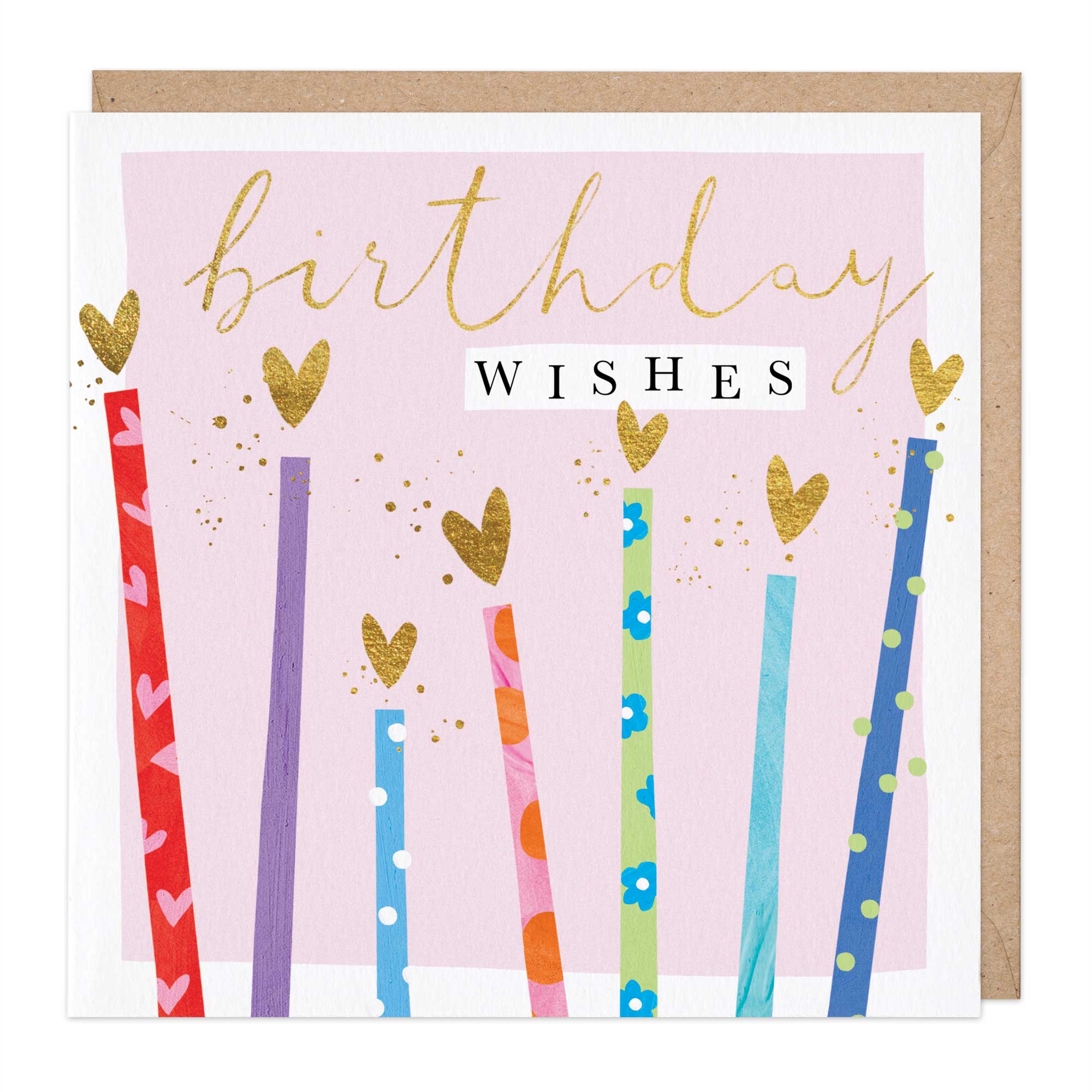 Candle Heart Birthday Card