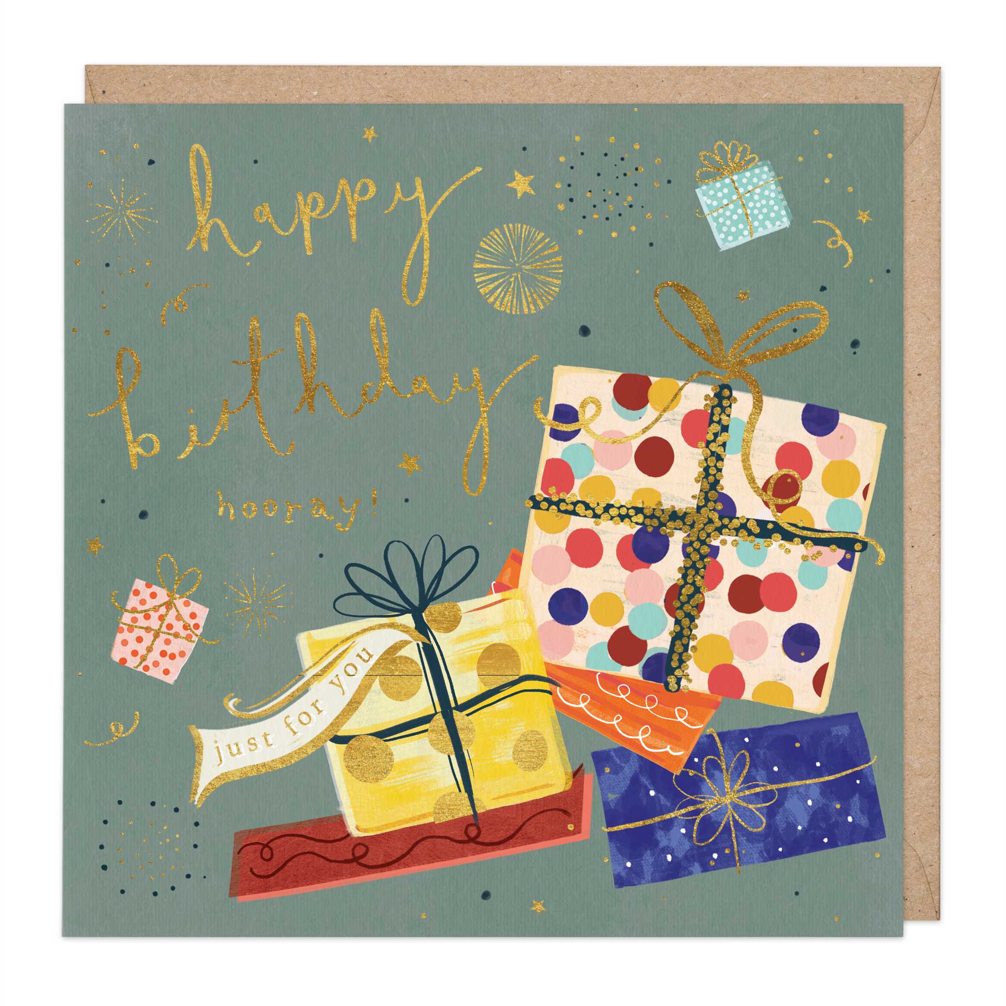 Colourful Gift Boxes Card