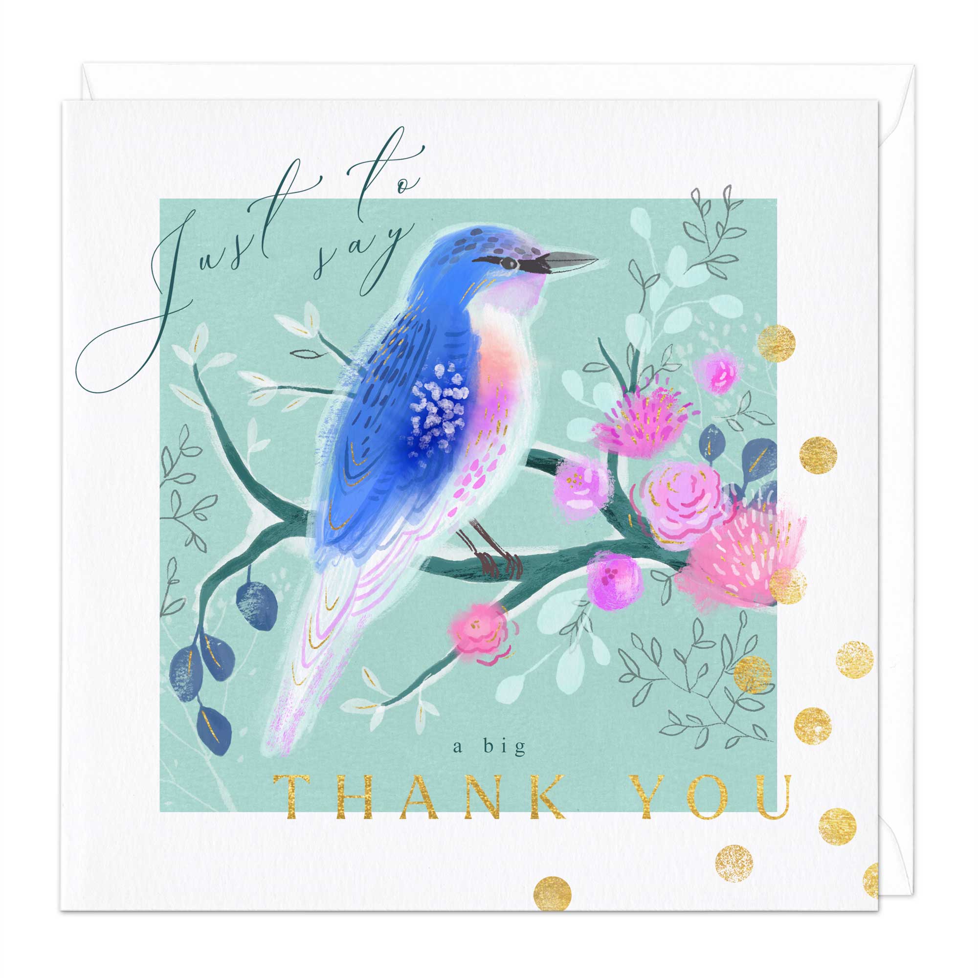 Bird Thank You Birthday Card