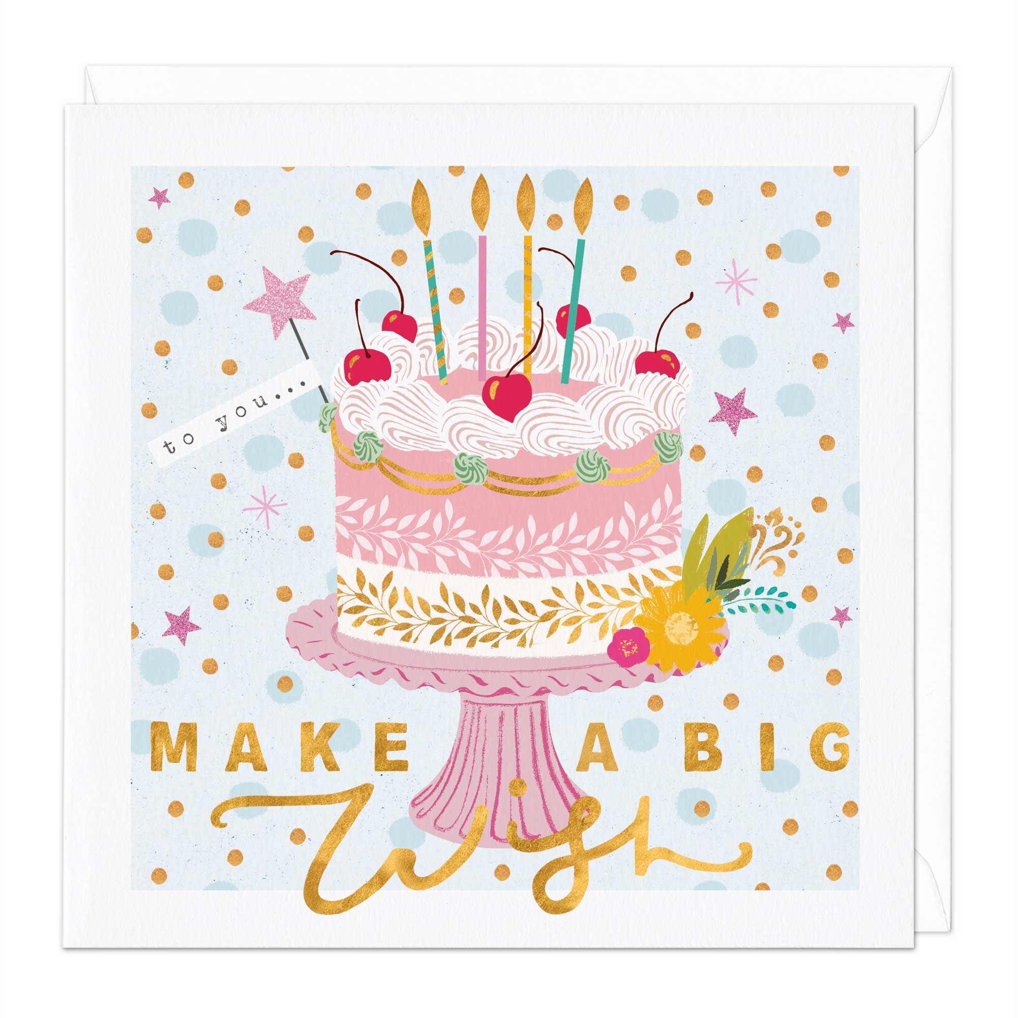 Make A Big Wish Birthday Card