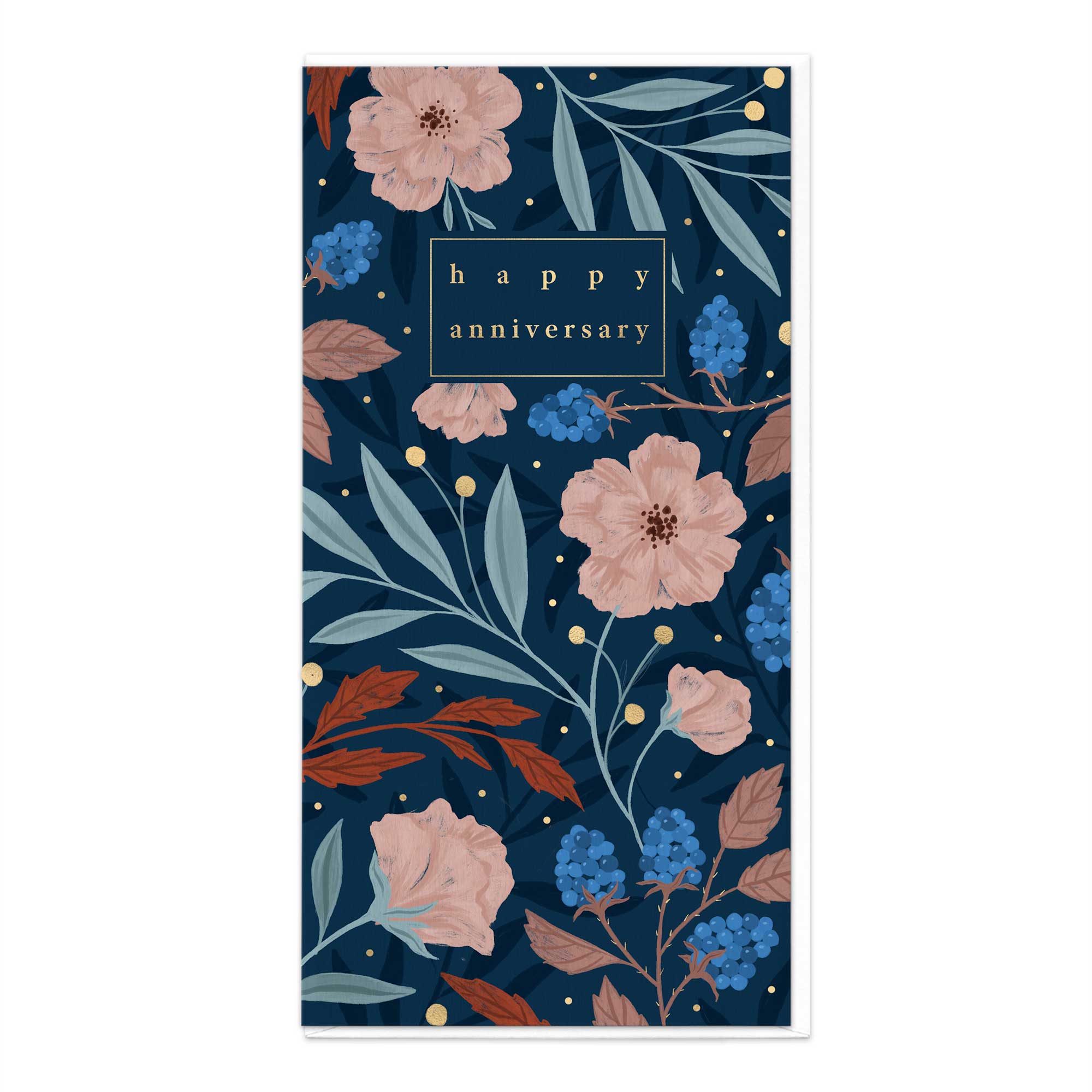 Floral Anniversary Card