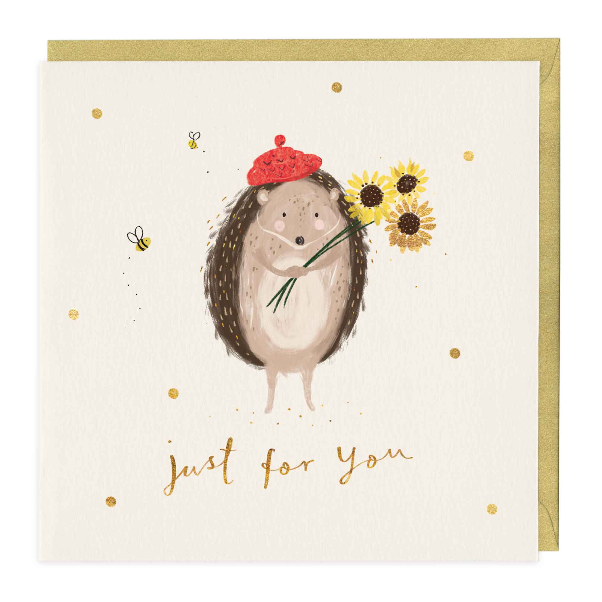 Little Hedgehog Just For You Card