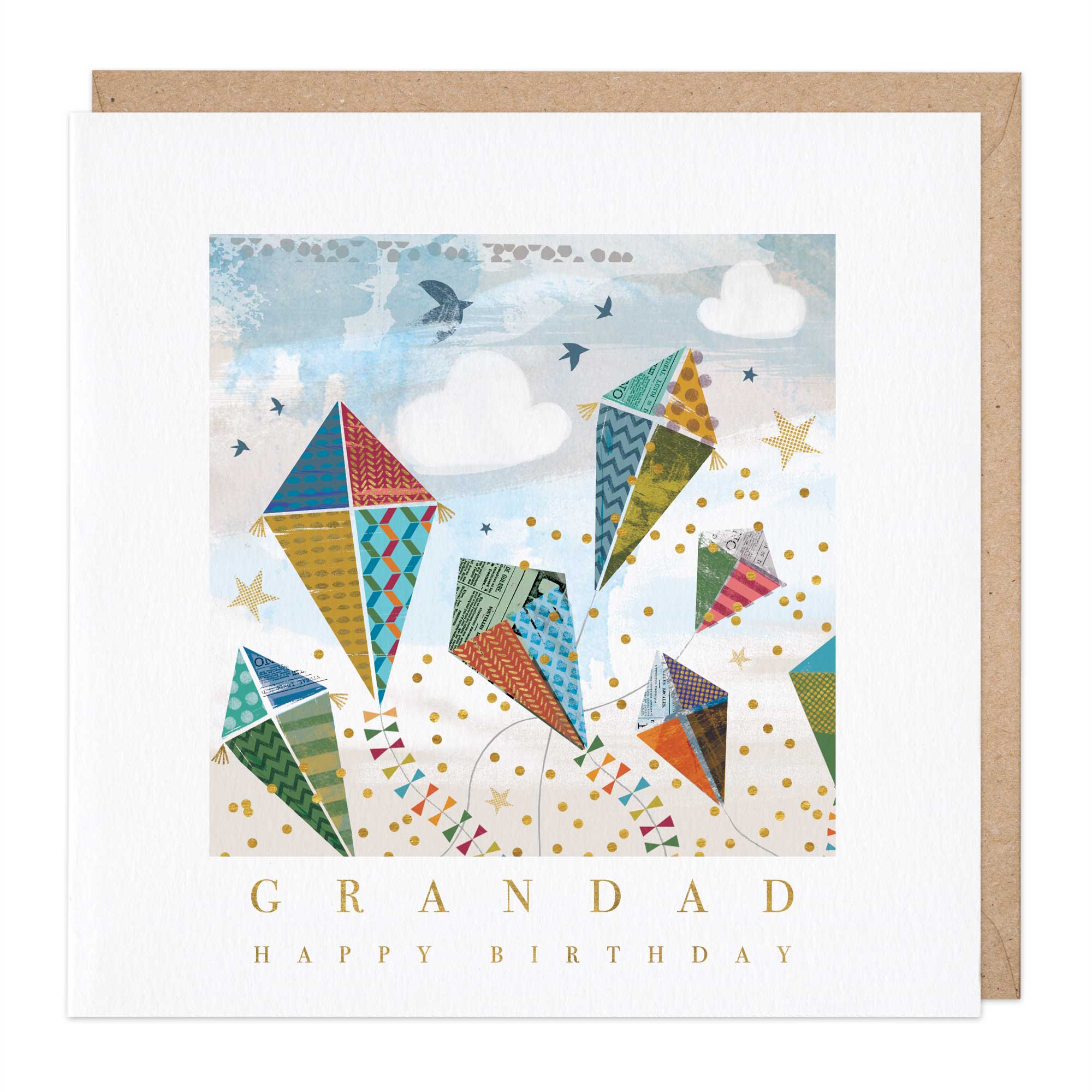Grandad Kites Birthday Card
