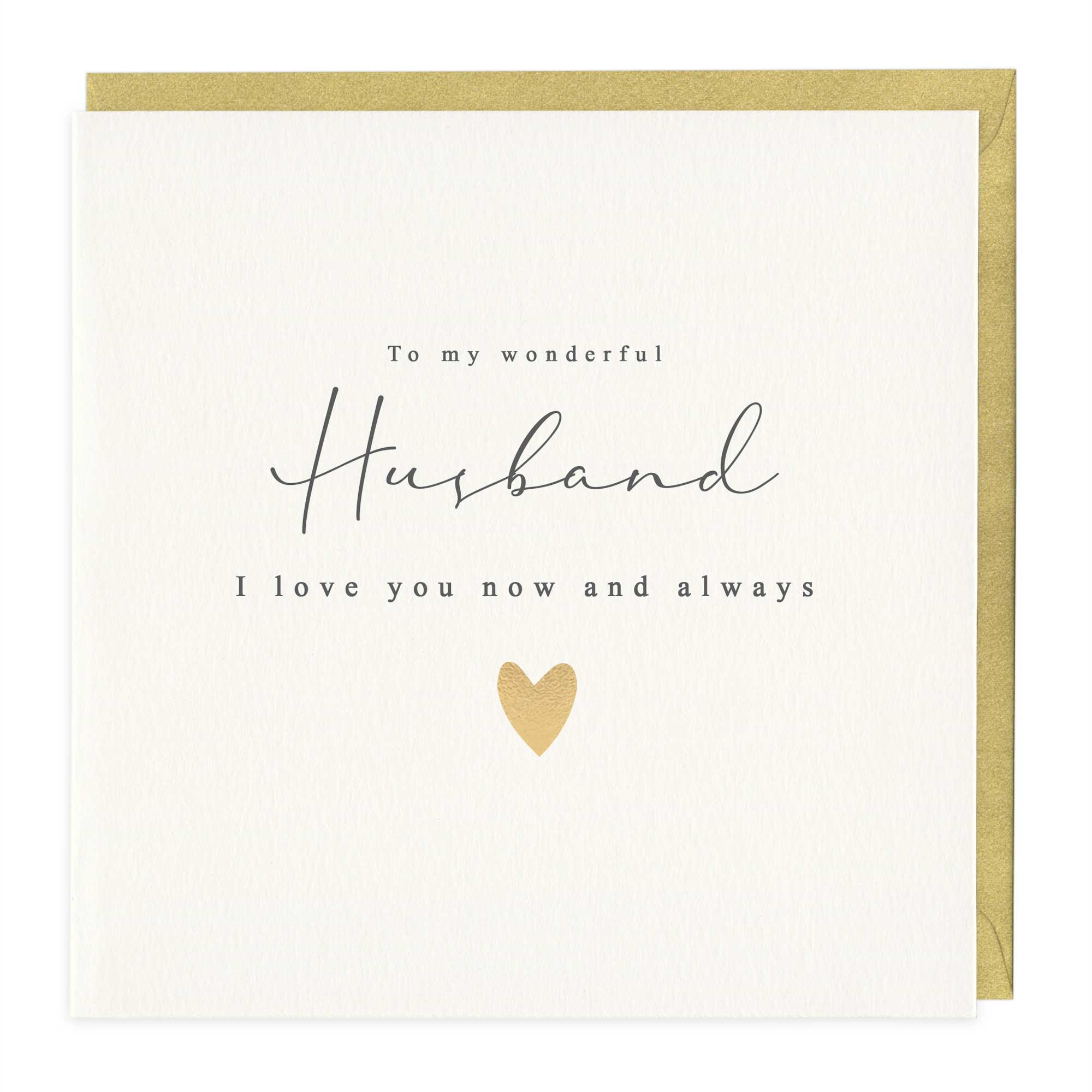 Husband Simple Heart Card