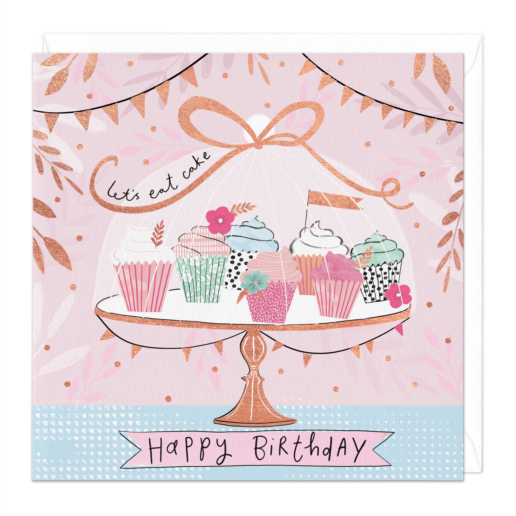 Lets Eat Cake Birthday Card