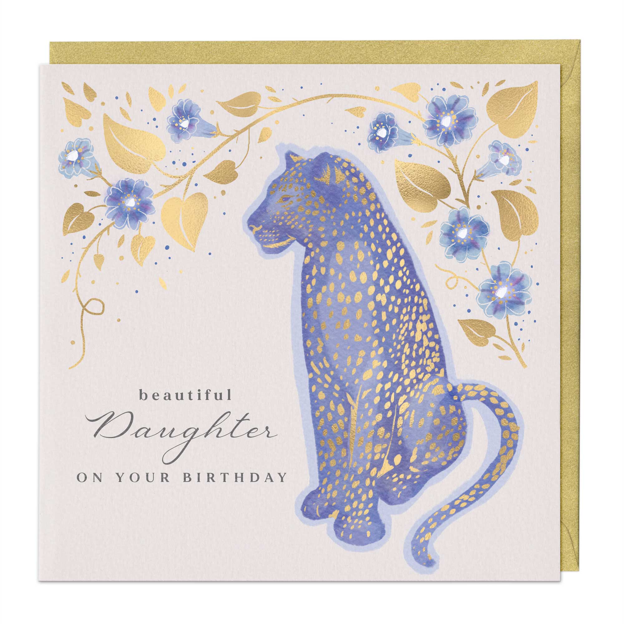 Leopard, Daughter Birthday Card