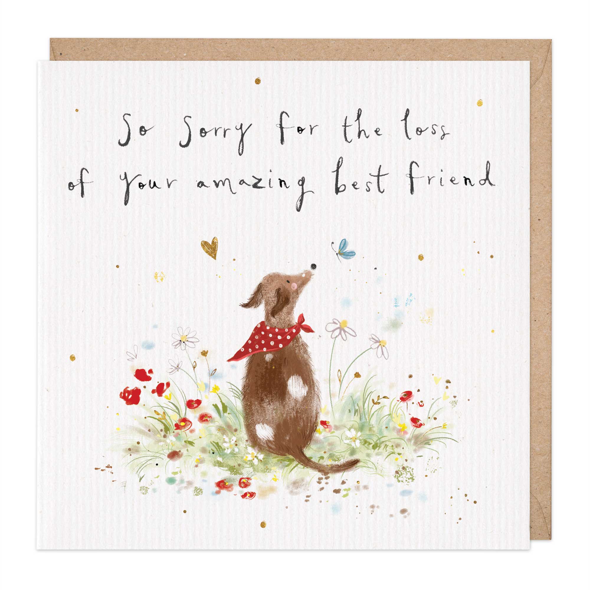 Sorry For You Loss, Dog Sympathy Card