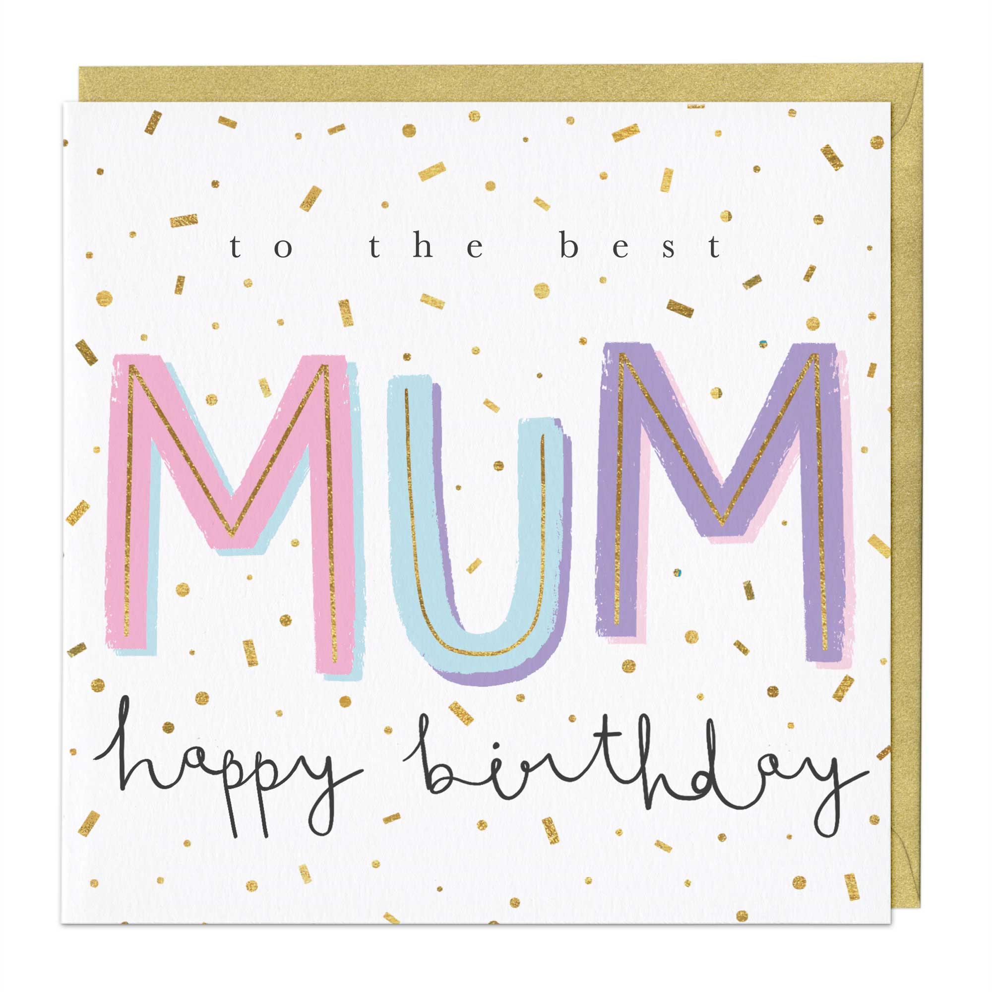 The Best Mum Birthday Card