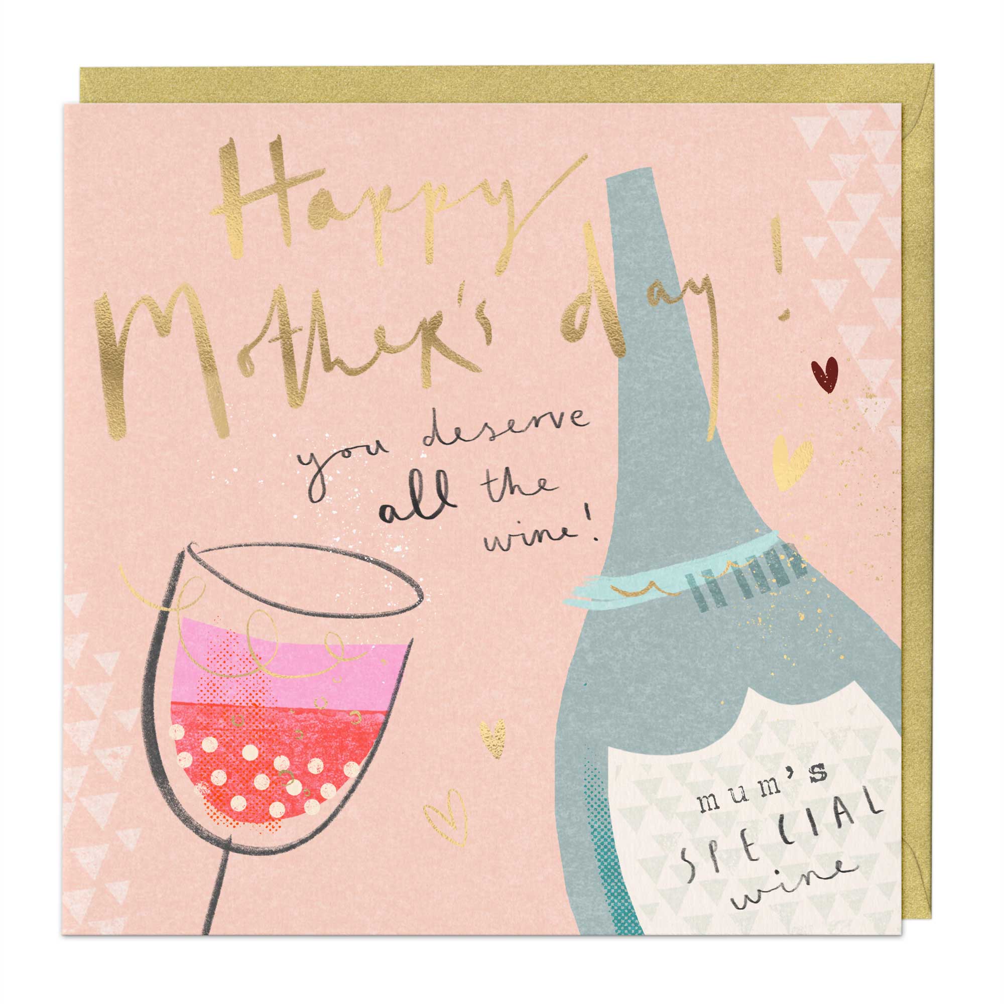 All The Wine Mothers Day Card