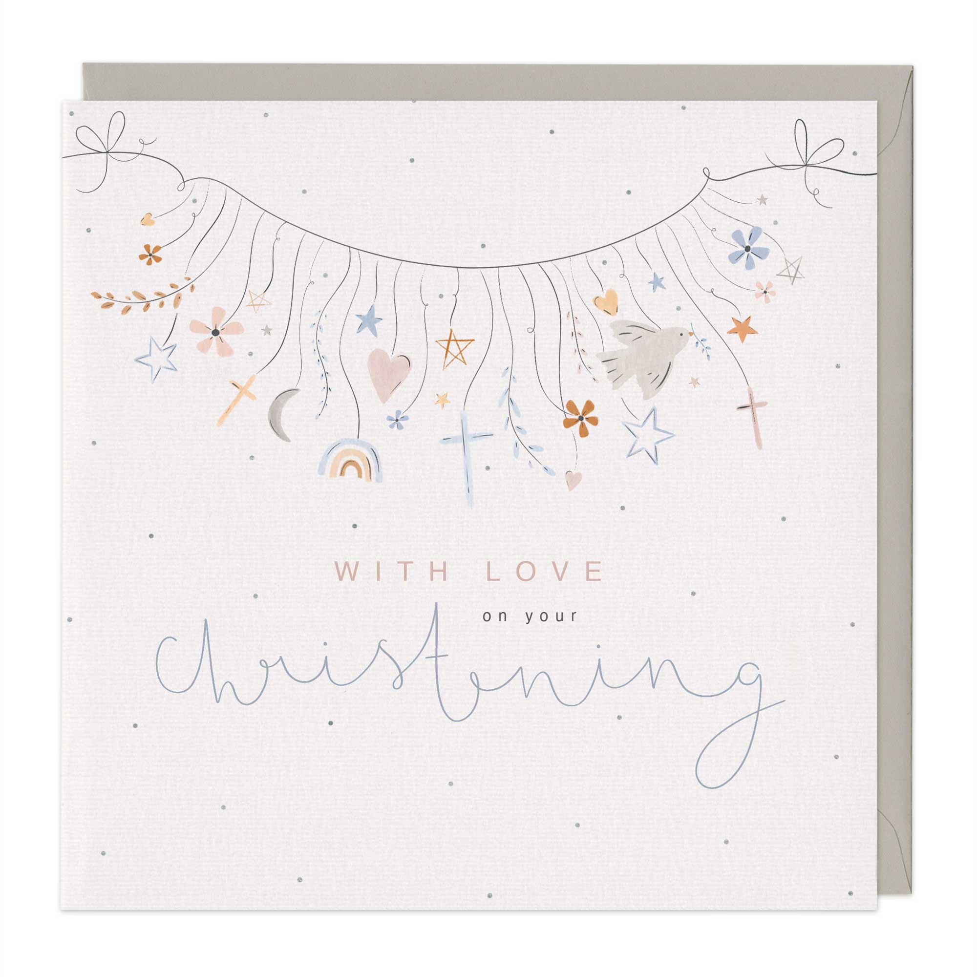 Blessed Day Christening Card