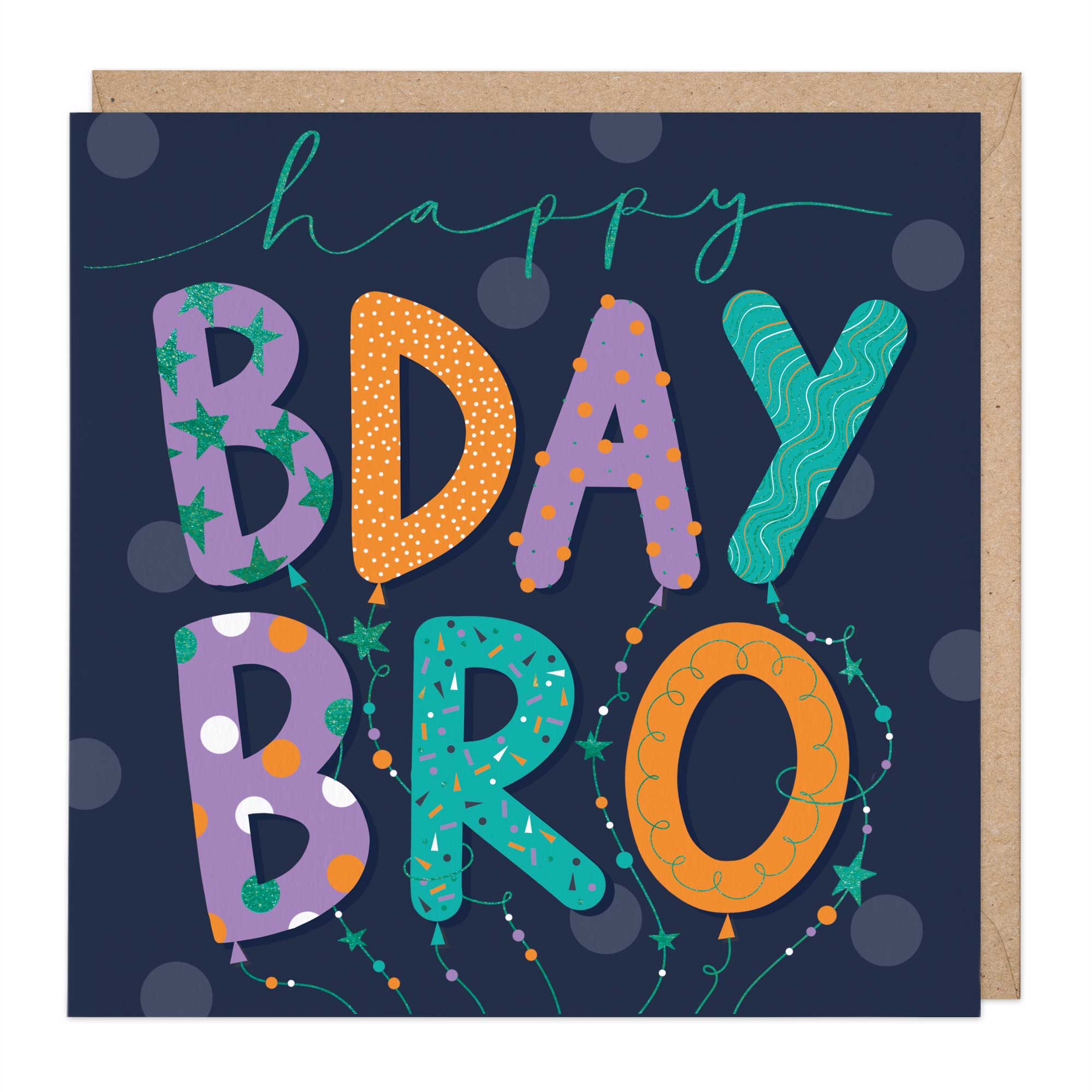 Happy Bday Bro Birthday Card