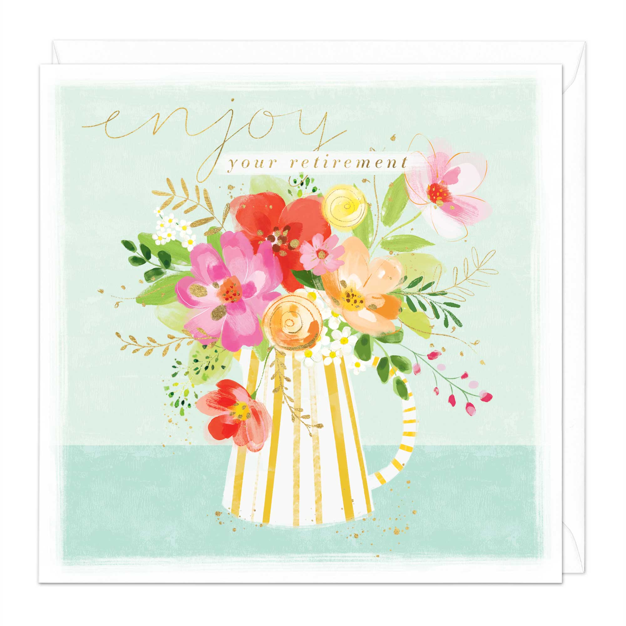 Floral Farewell Card