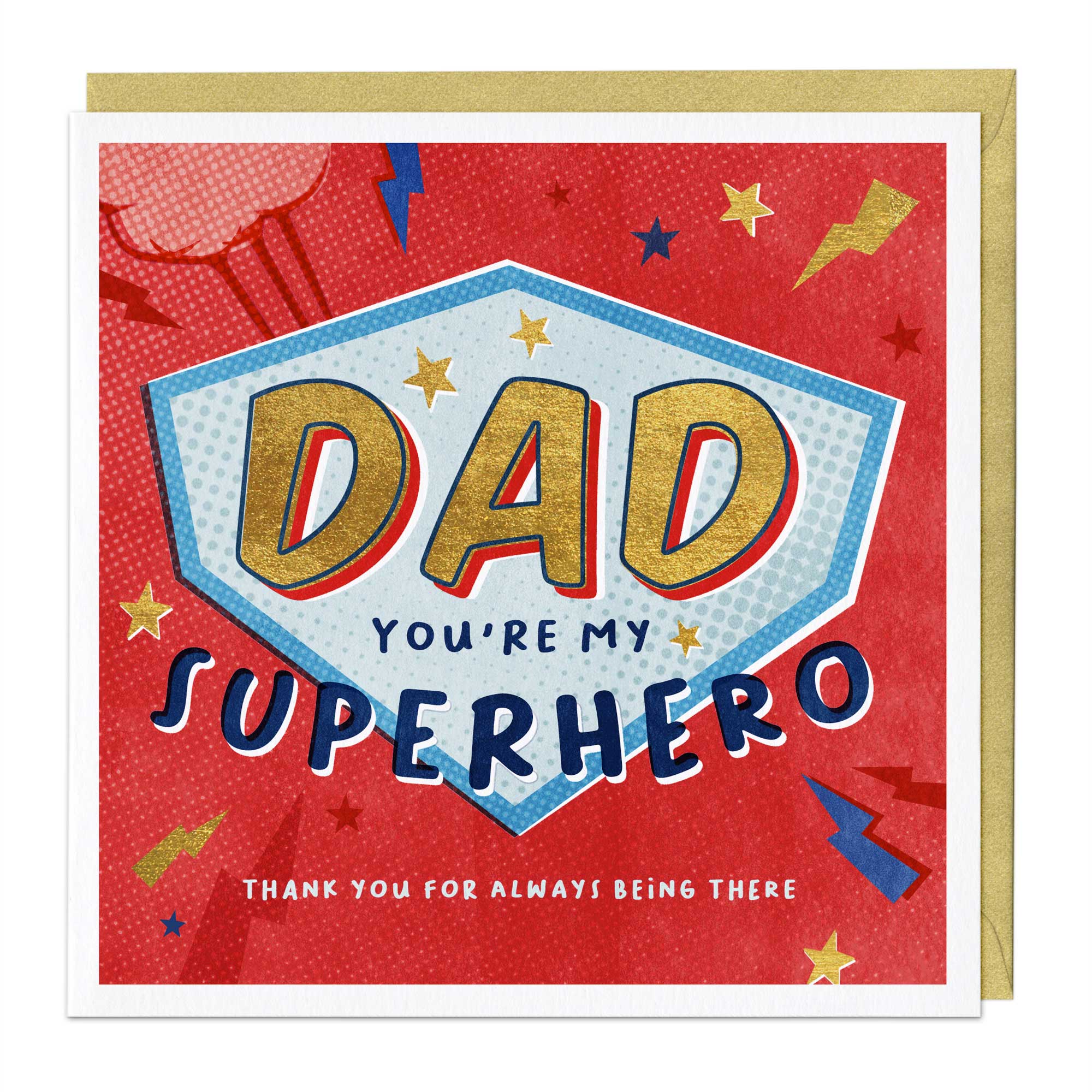 Superhero Dad Card