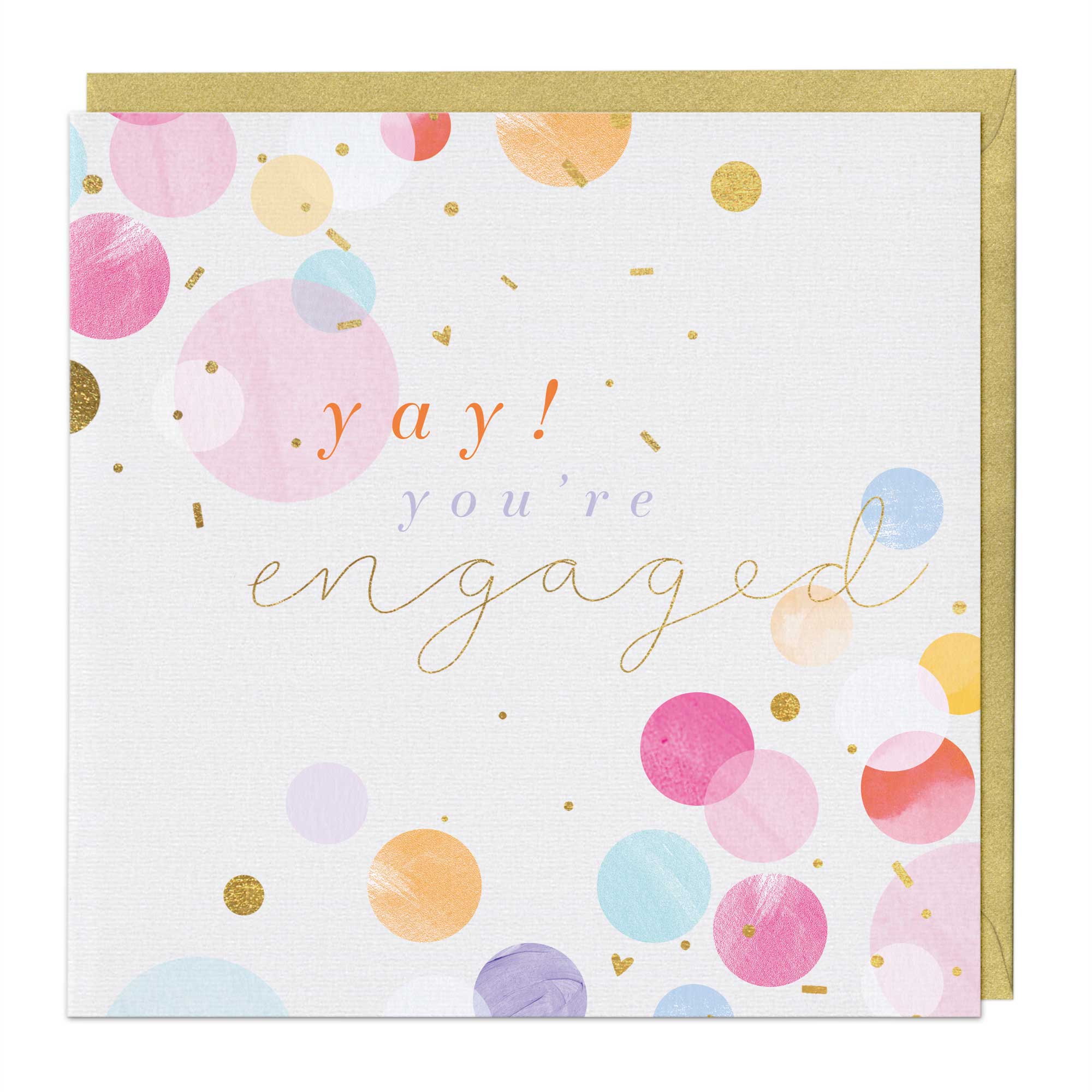 Confetti Engagement Card