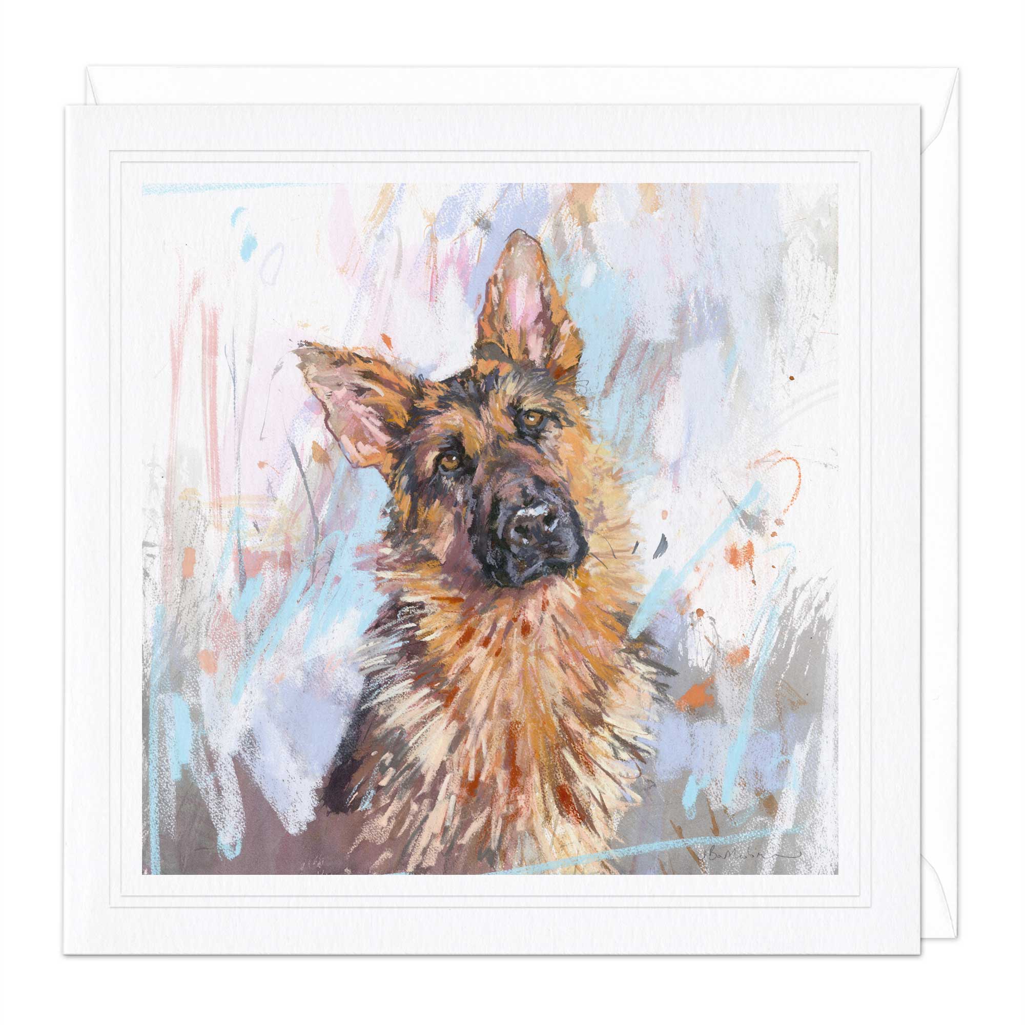 German Shepherd 3 Art Card