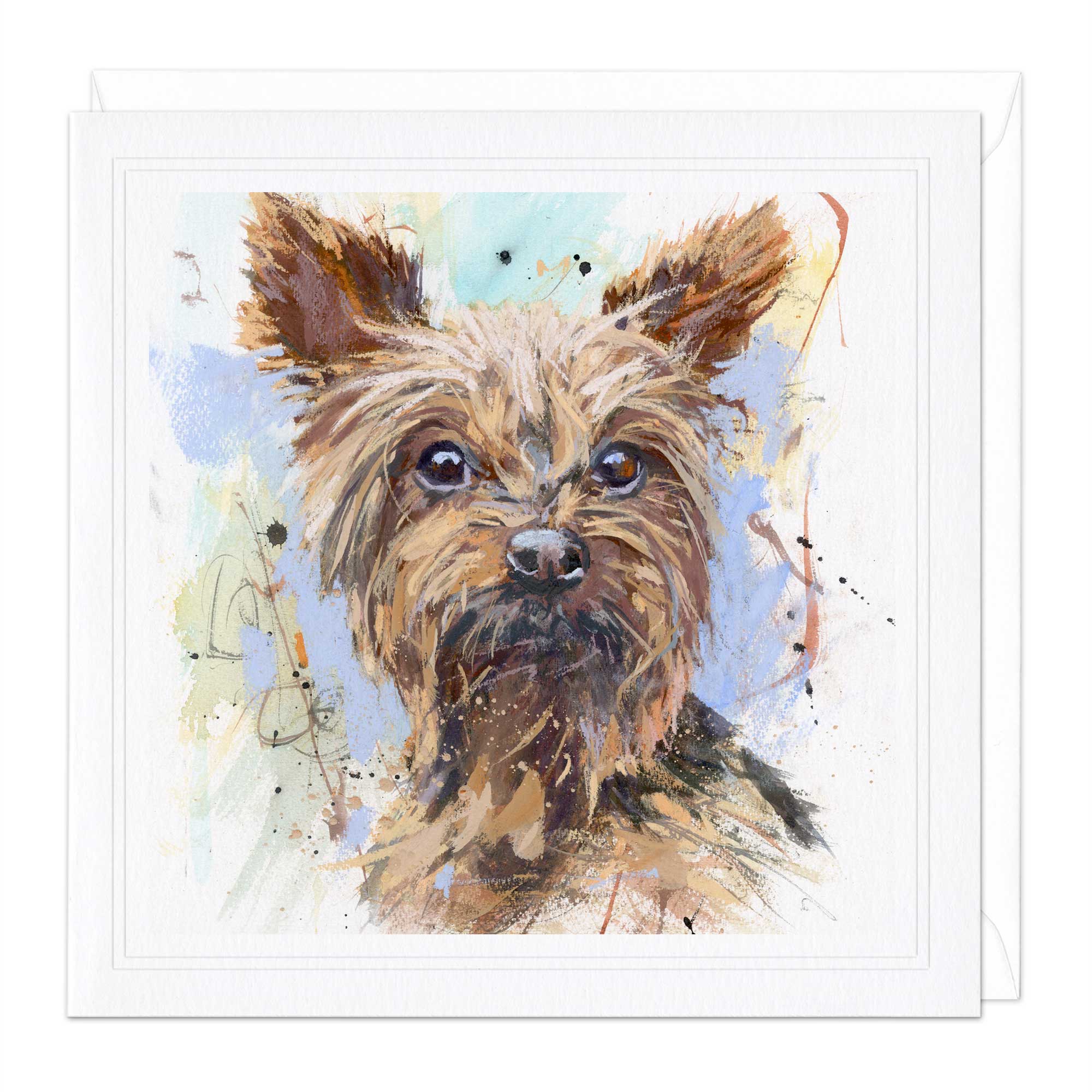 Yorkshire Terrier Art Card